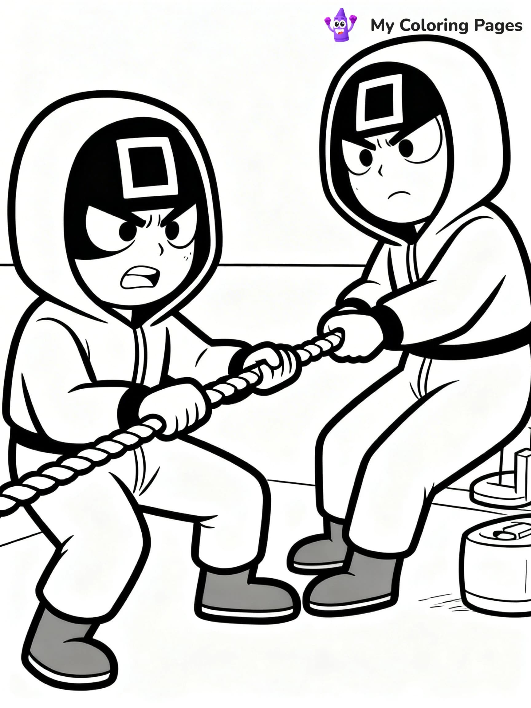 Squid Game Coloring Pages - 8