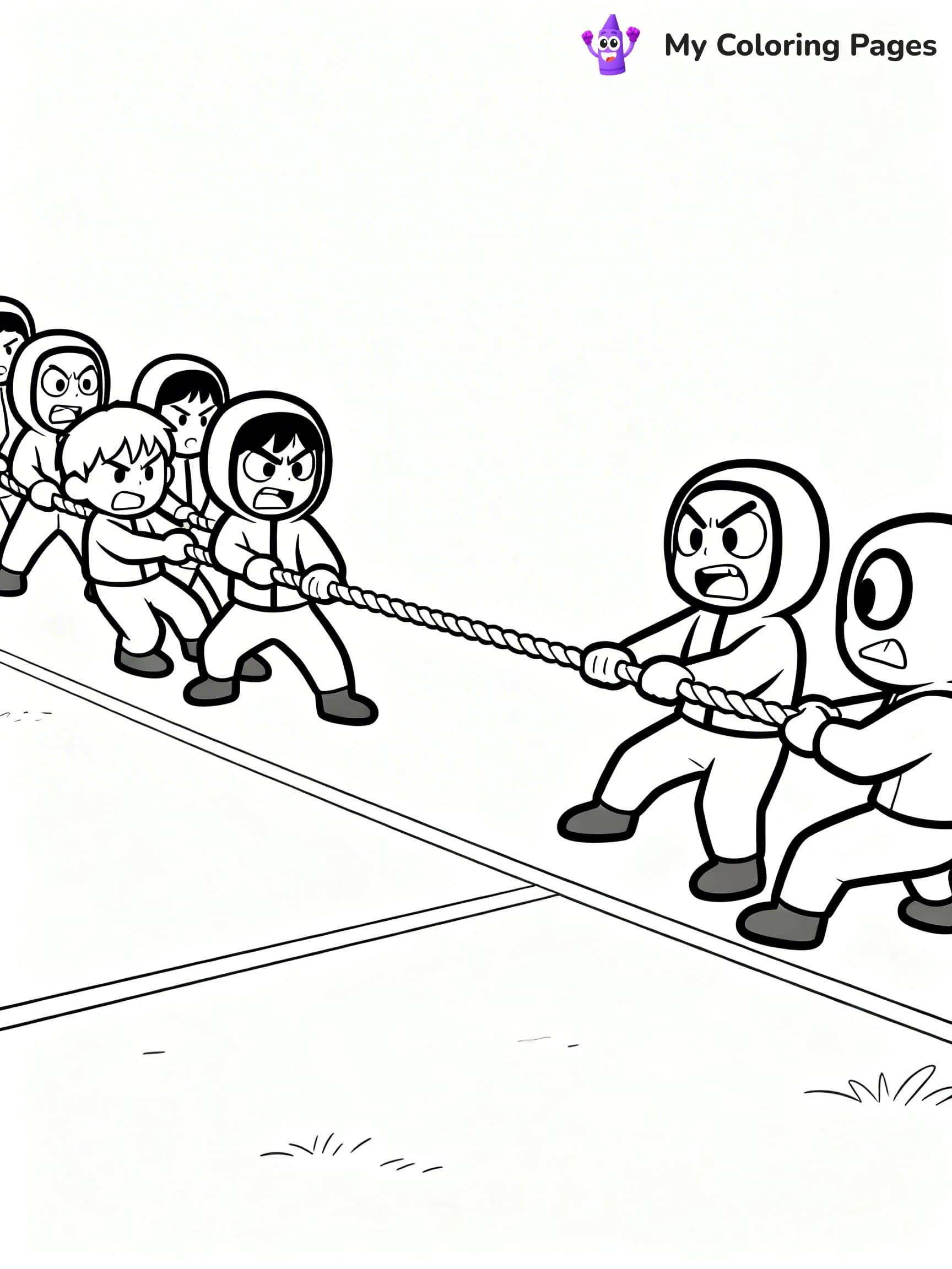 Squid Game Coloring Pages - 7