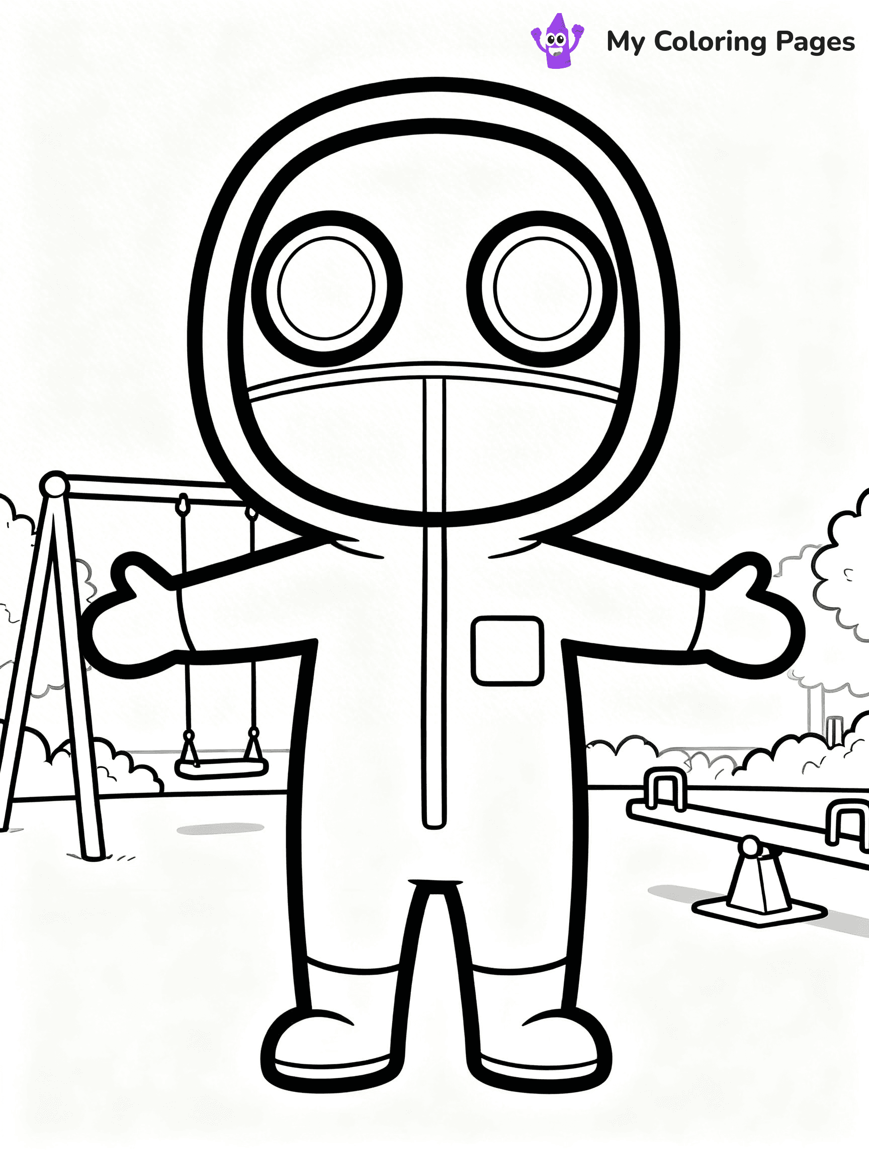 Squid Game Coloring Pages - 1