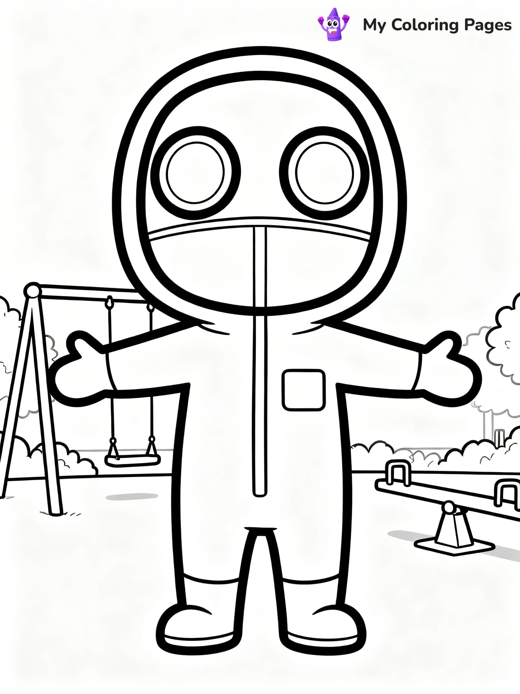 Squid Game Coloring Pages - 1