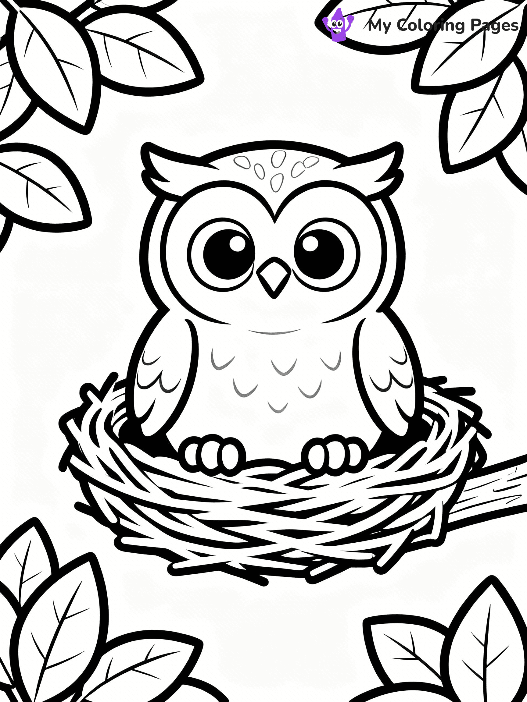 Owl Coloring Pages - 20