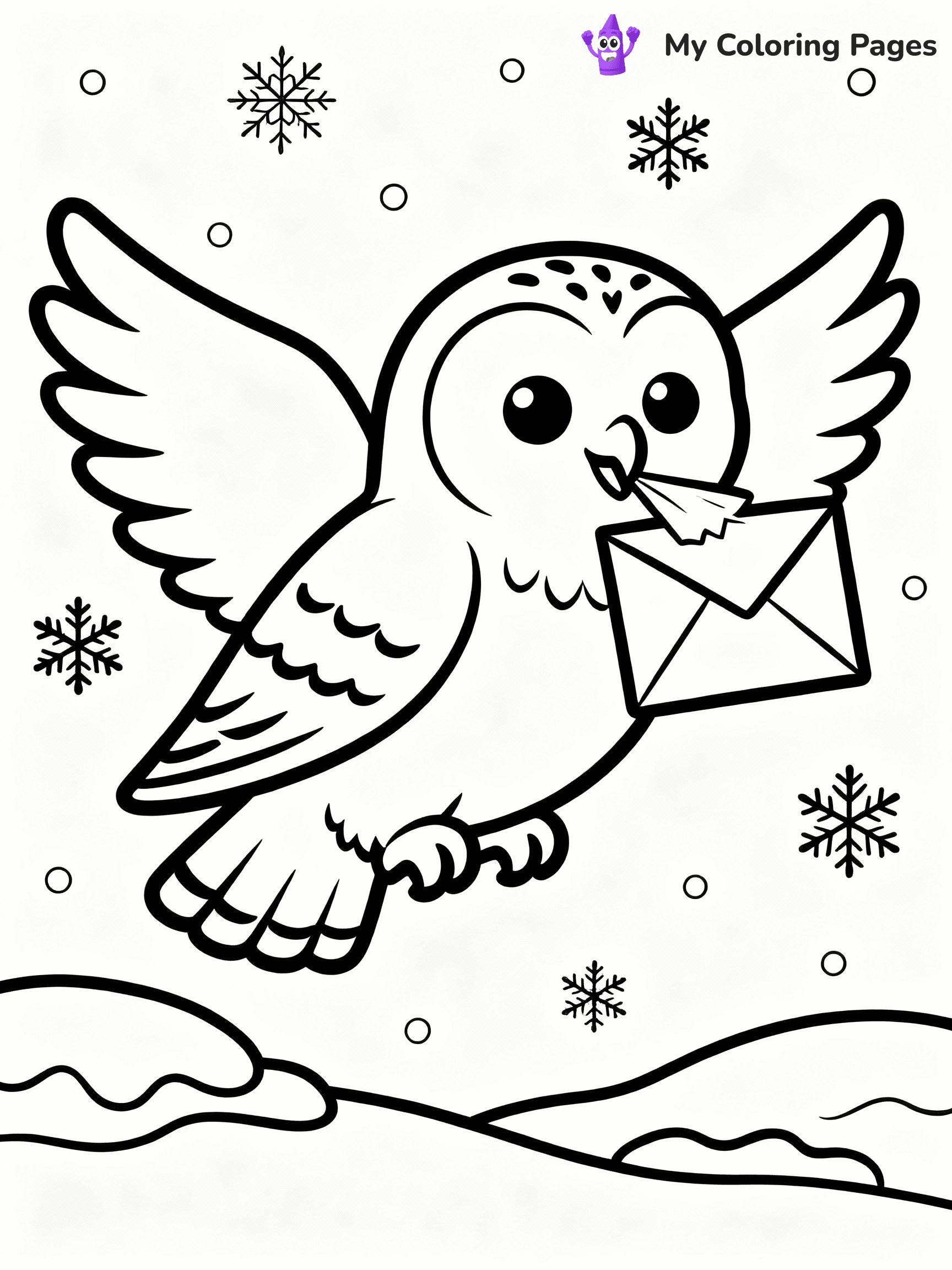 Owl Coloring Pages - 15