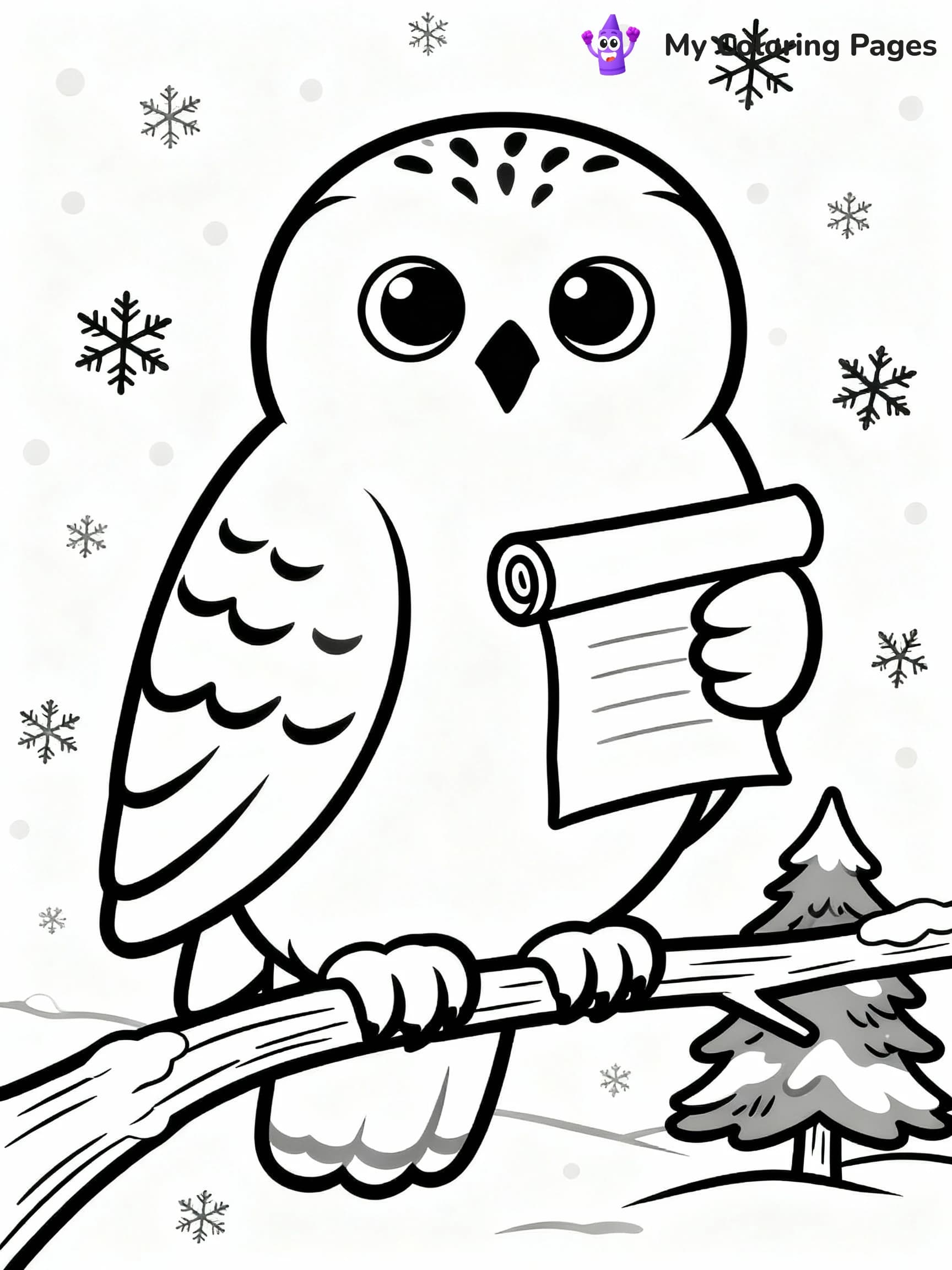 Owl Coloring Pages - 14