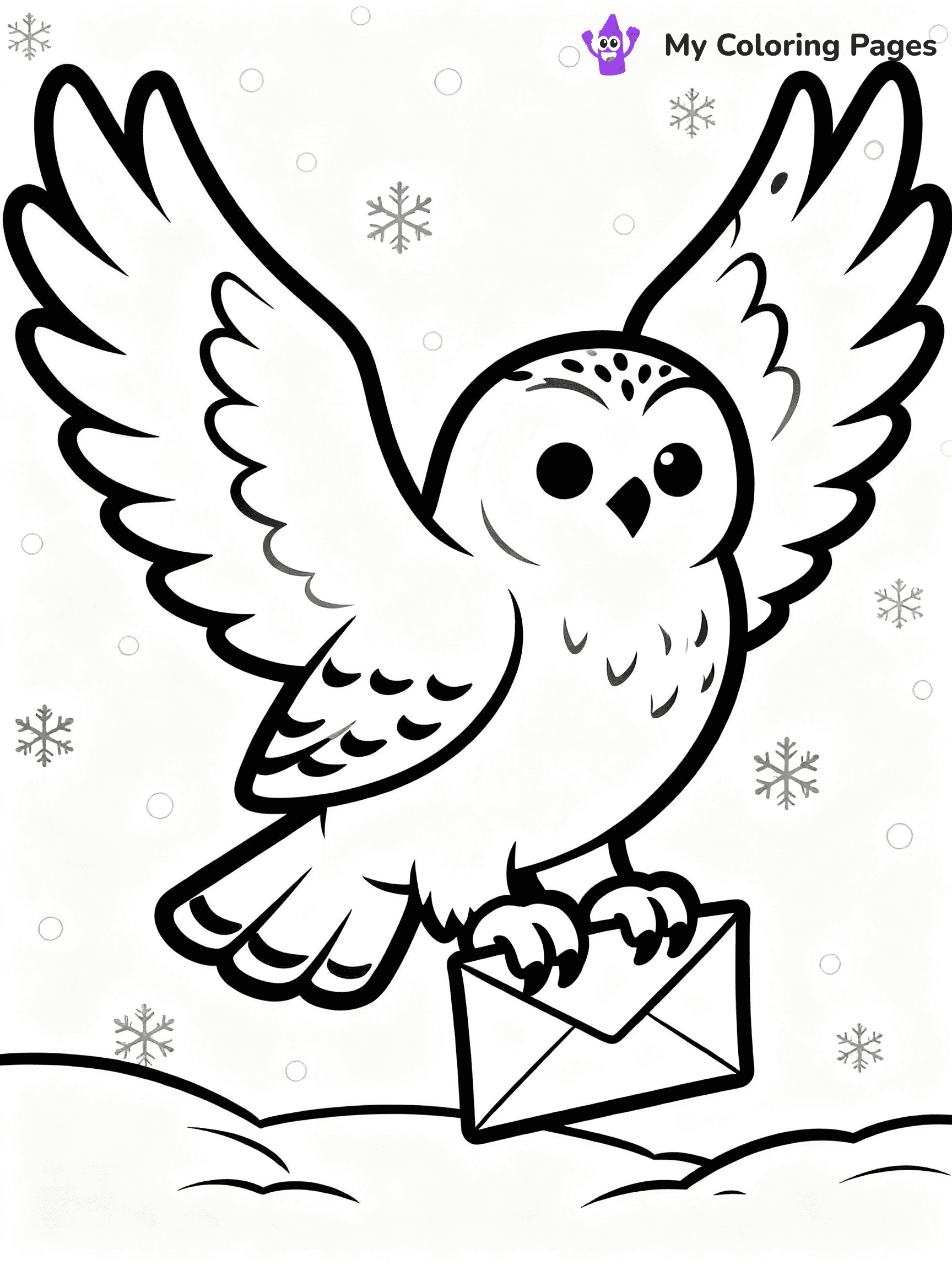 Owl Coloring Pages - 12