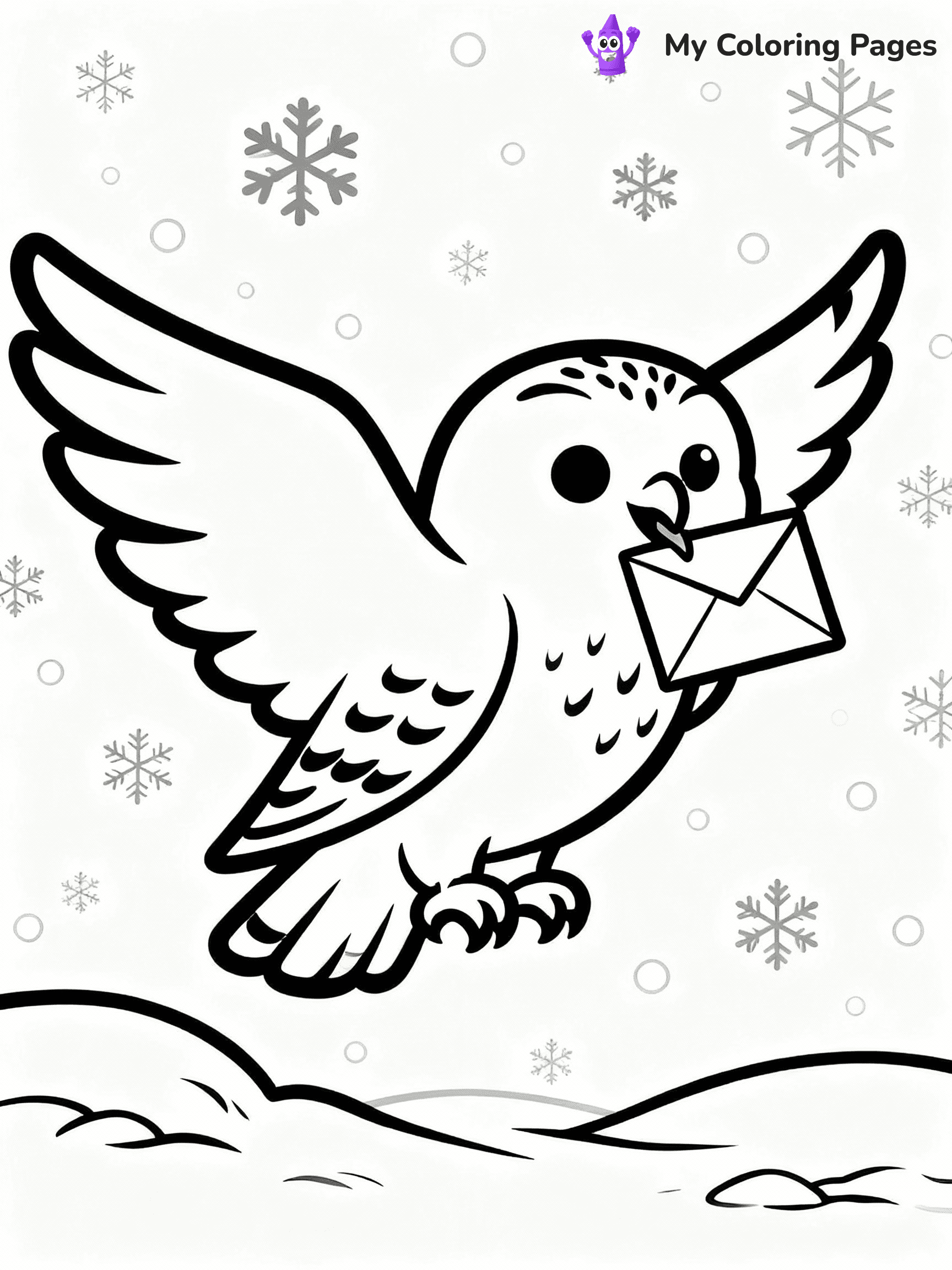 Owl Coloring Pages - 11