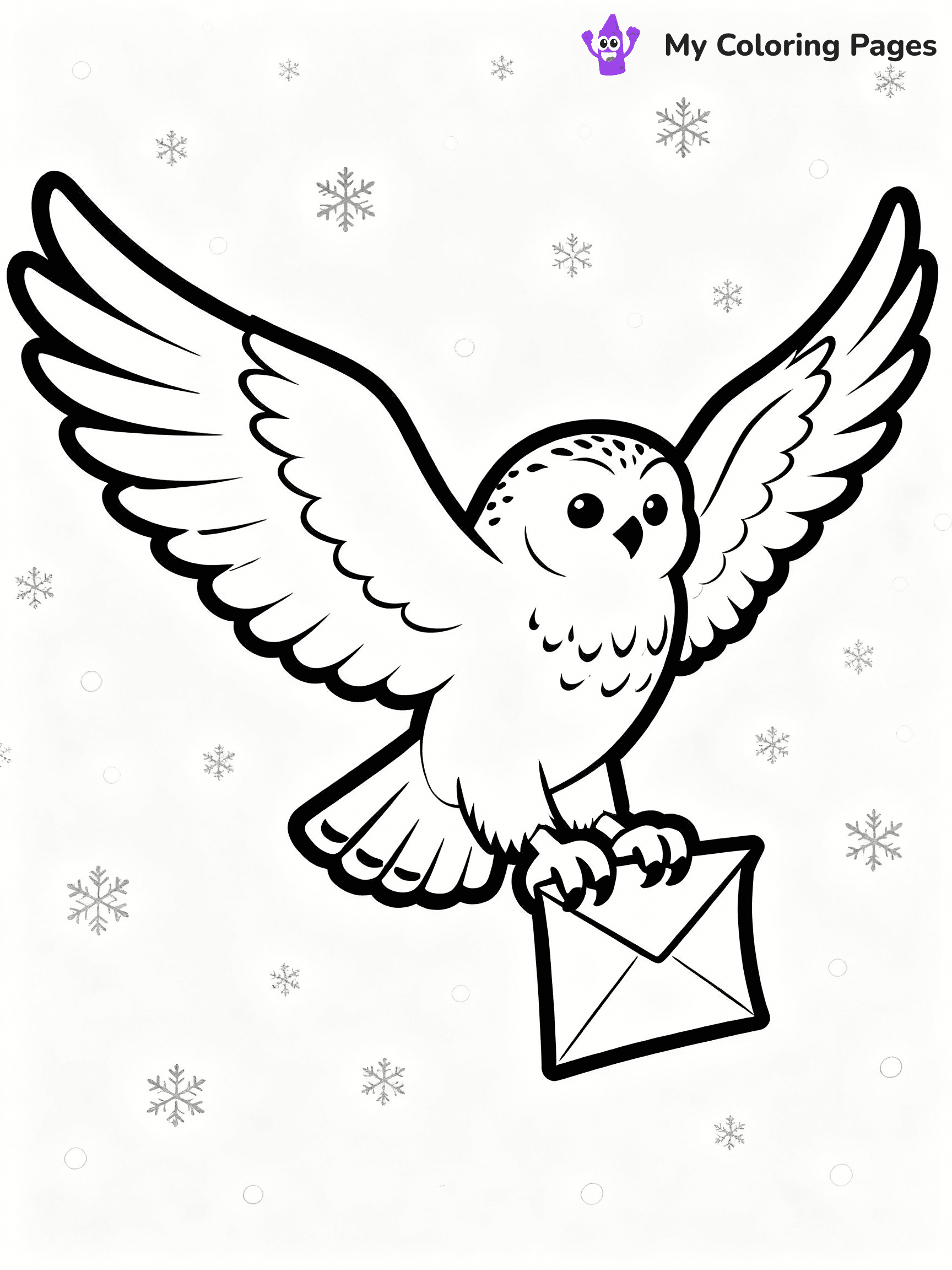 Owl Coloring Pages - 9
