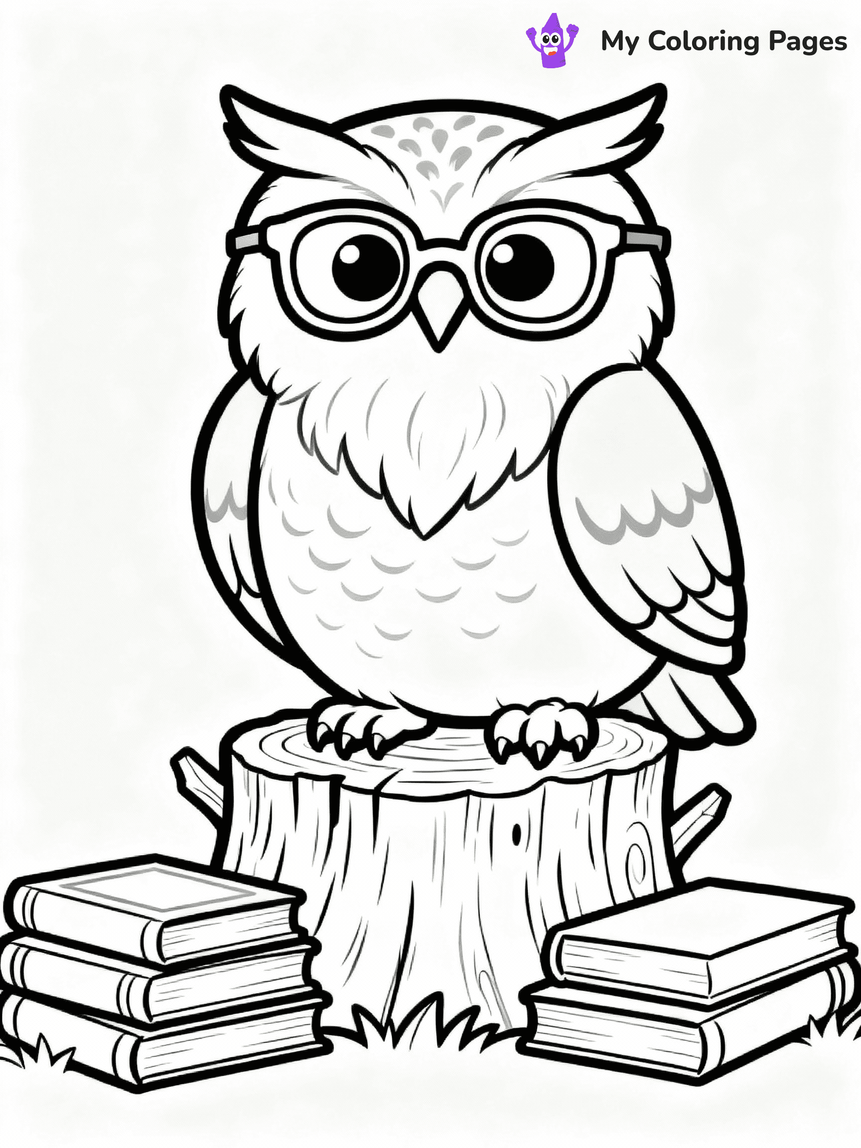 Owl Coloring Pages - 8