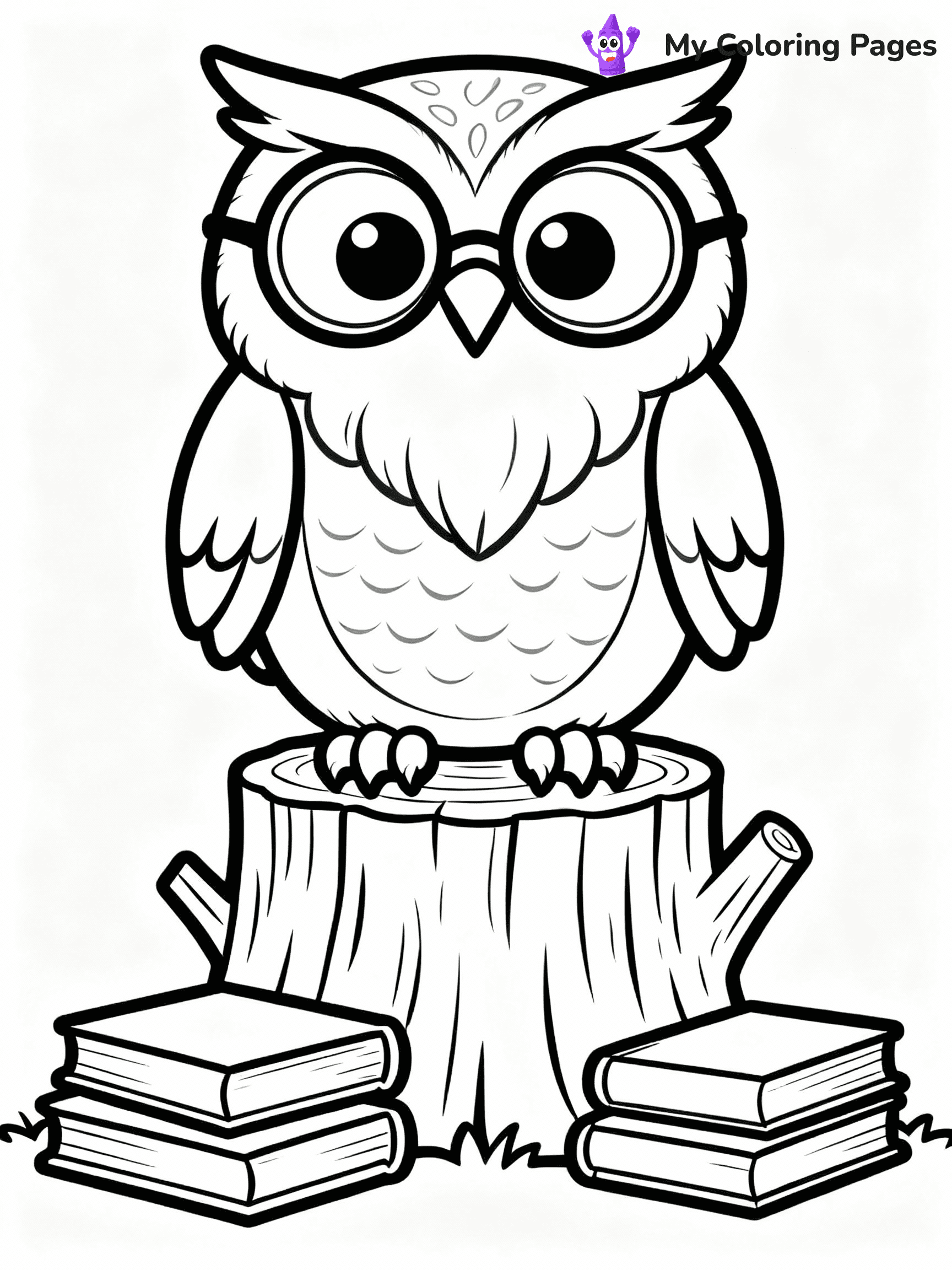 Owl Coloring Pages - 3