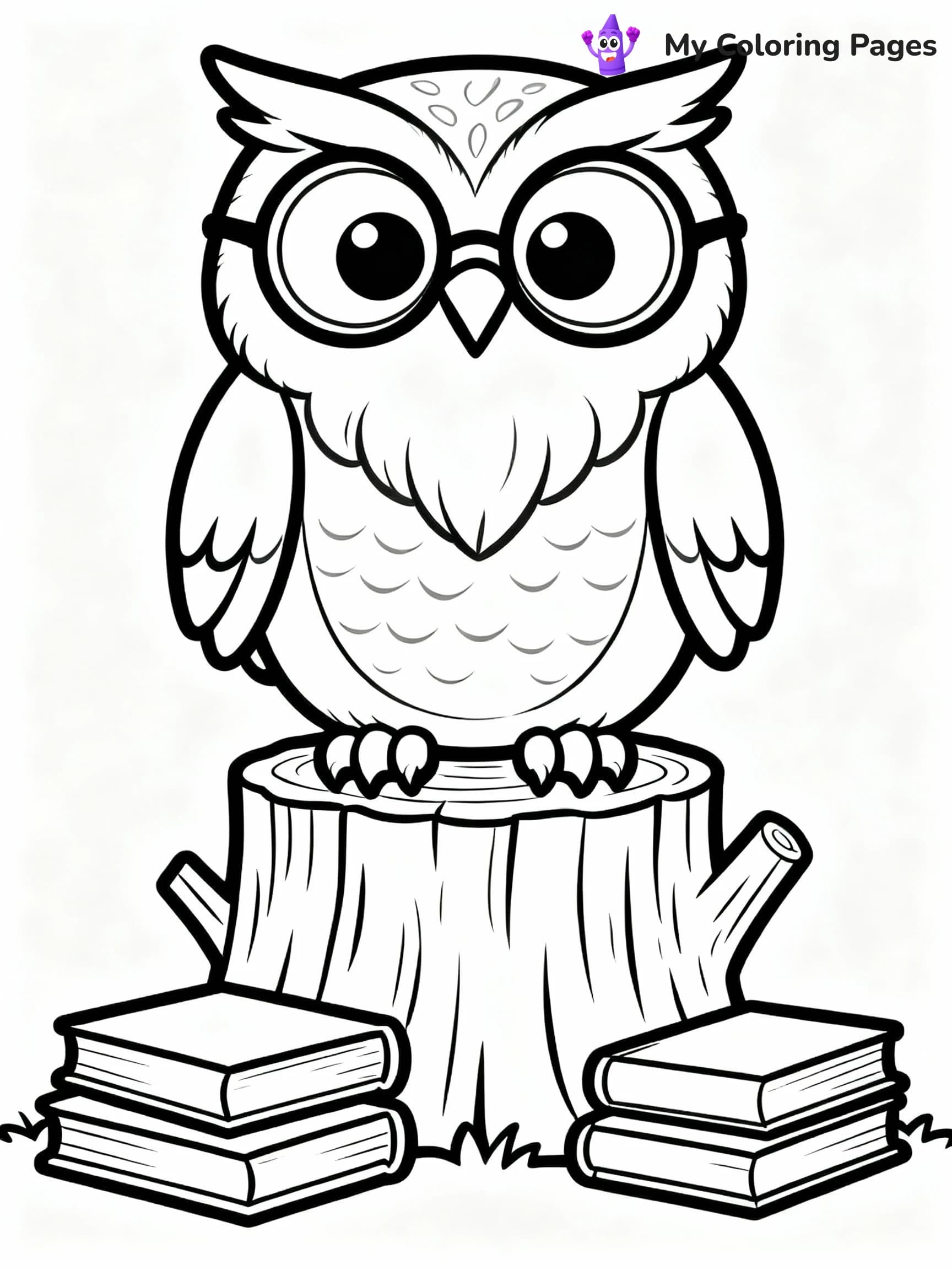 Owl Coloring Pages - 3