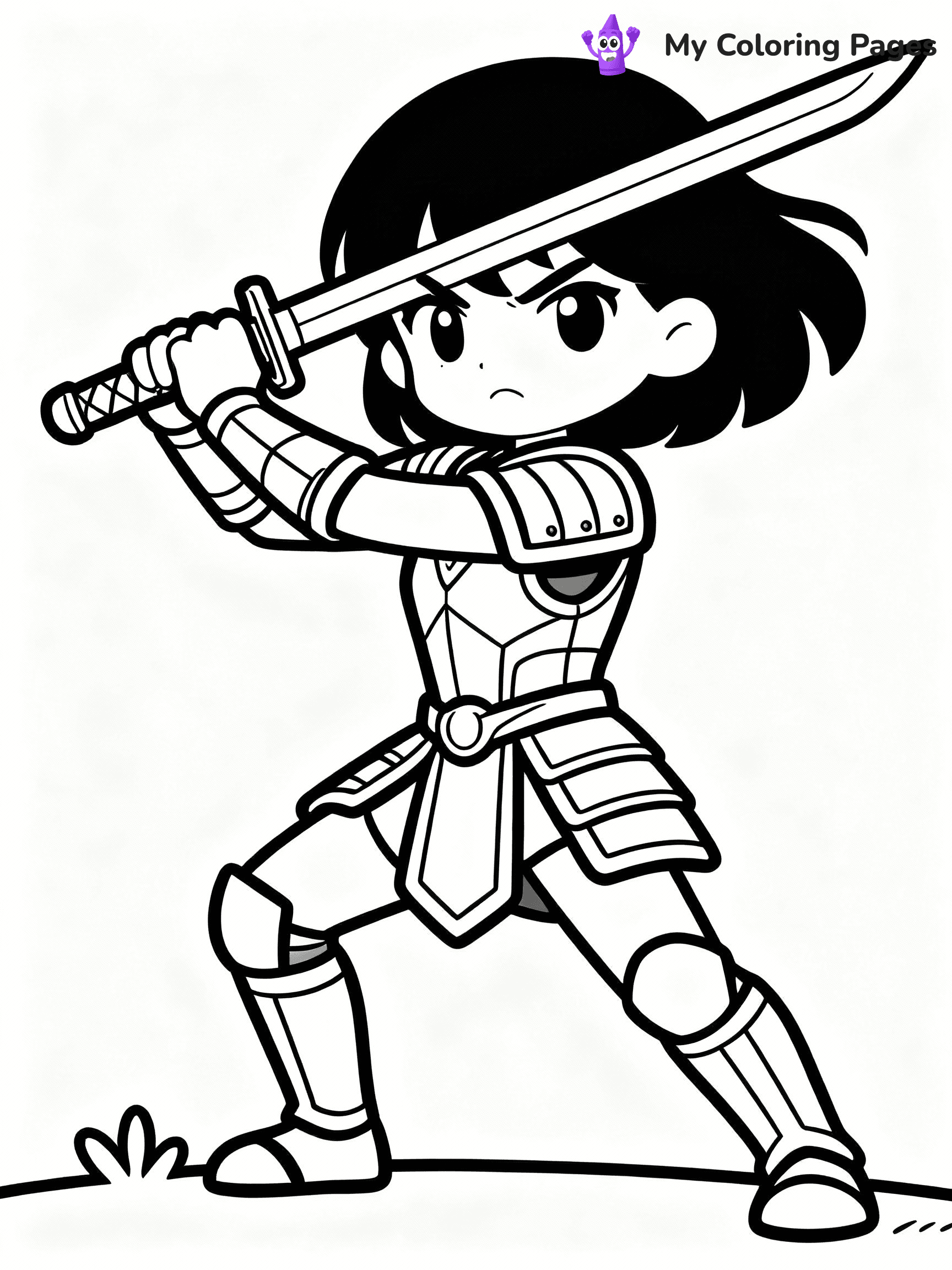 Anime Girl Coloring Pages - 31