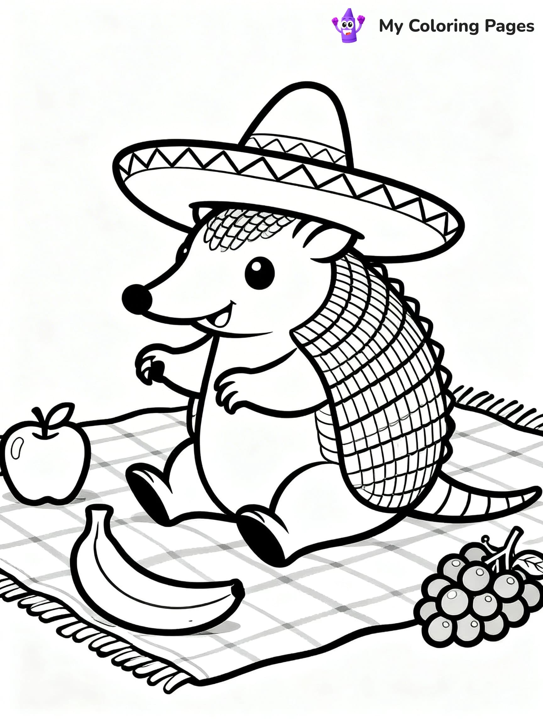 Armadillo Coloring Pages - 21