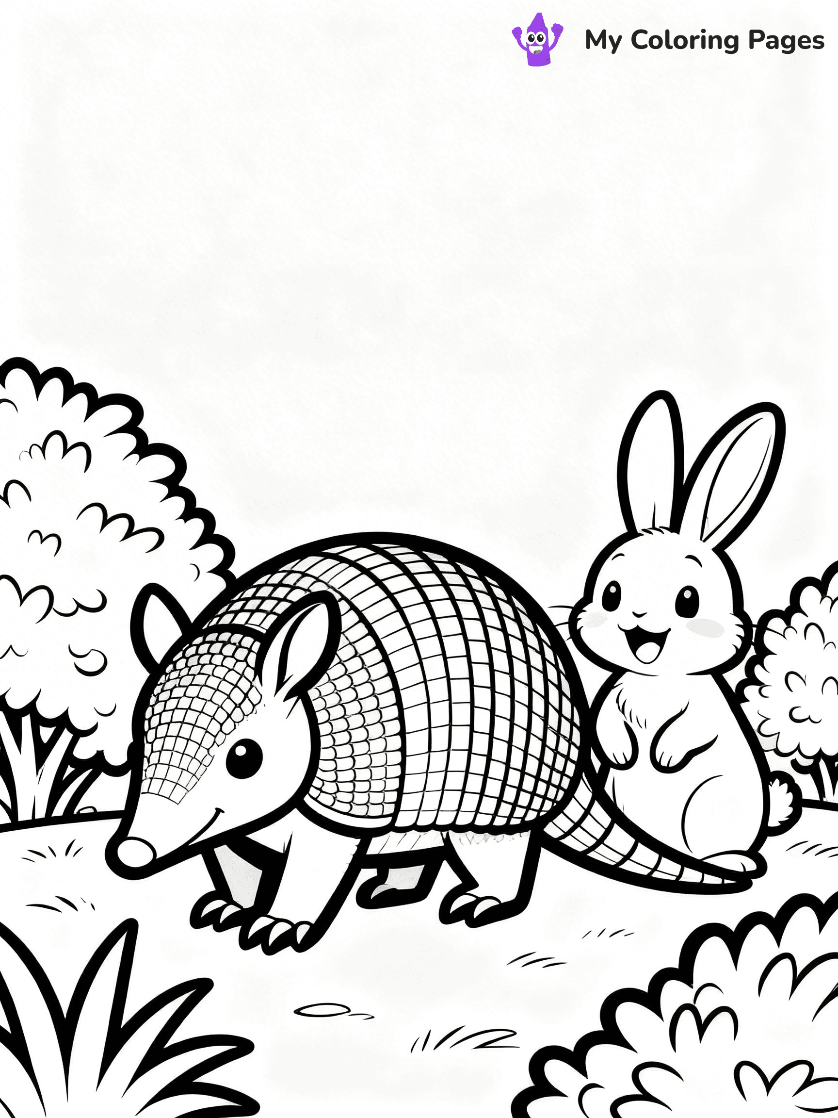 Armadillo Coloring Pages - 16