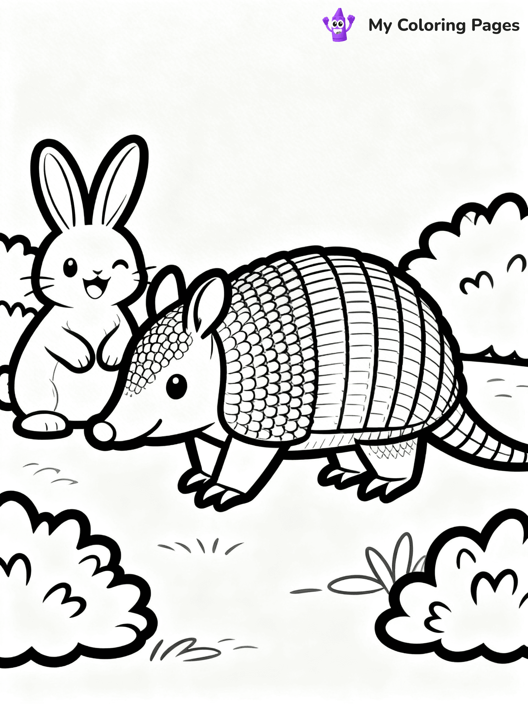 Armadillo Coloring Pages - 15