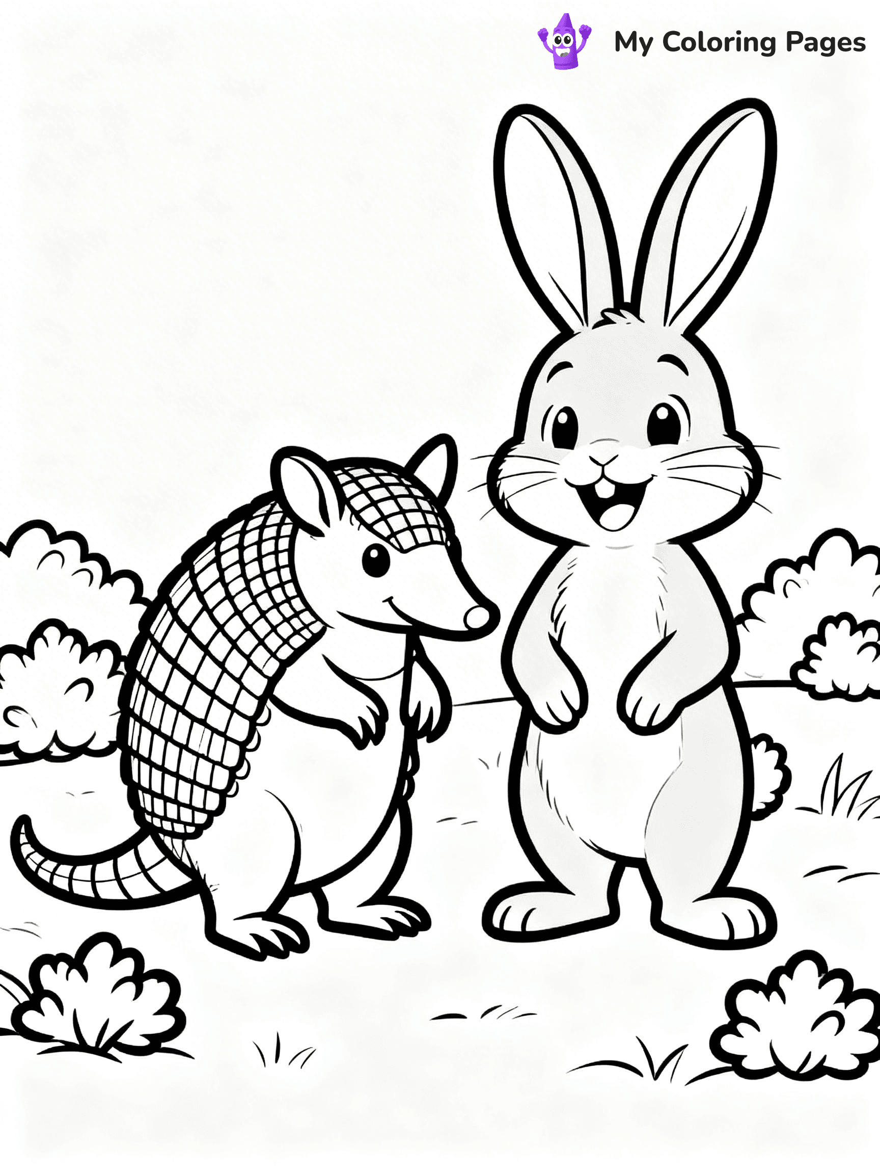 Armadillo Coloring Pages - 14