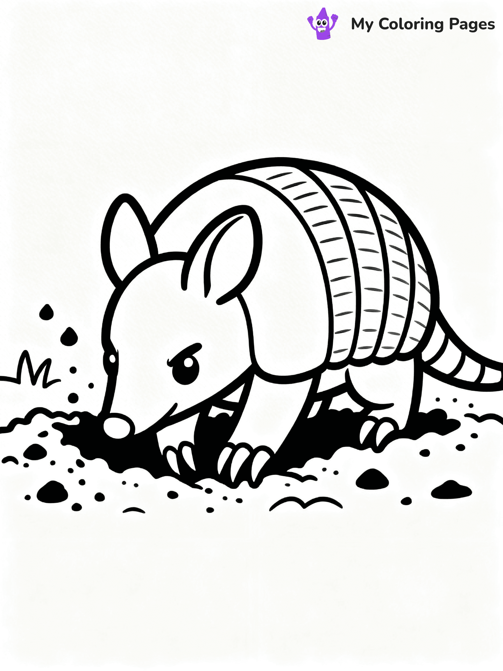 Armadillo Coloring Pages - 13