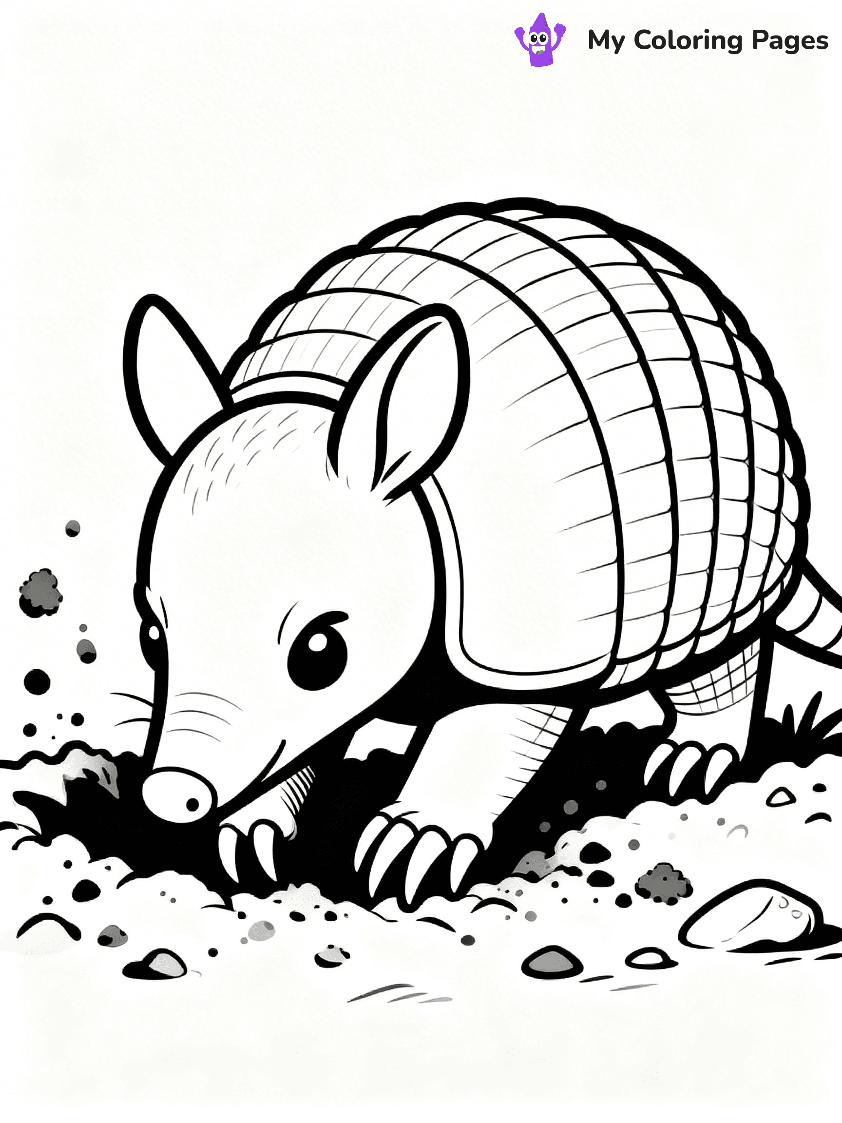 Armadillo Coloring Pages - 10