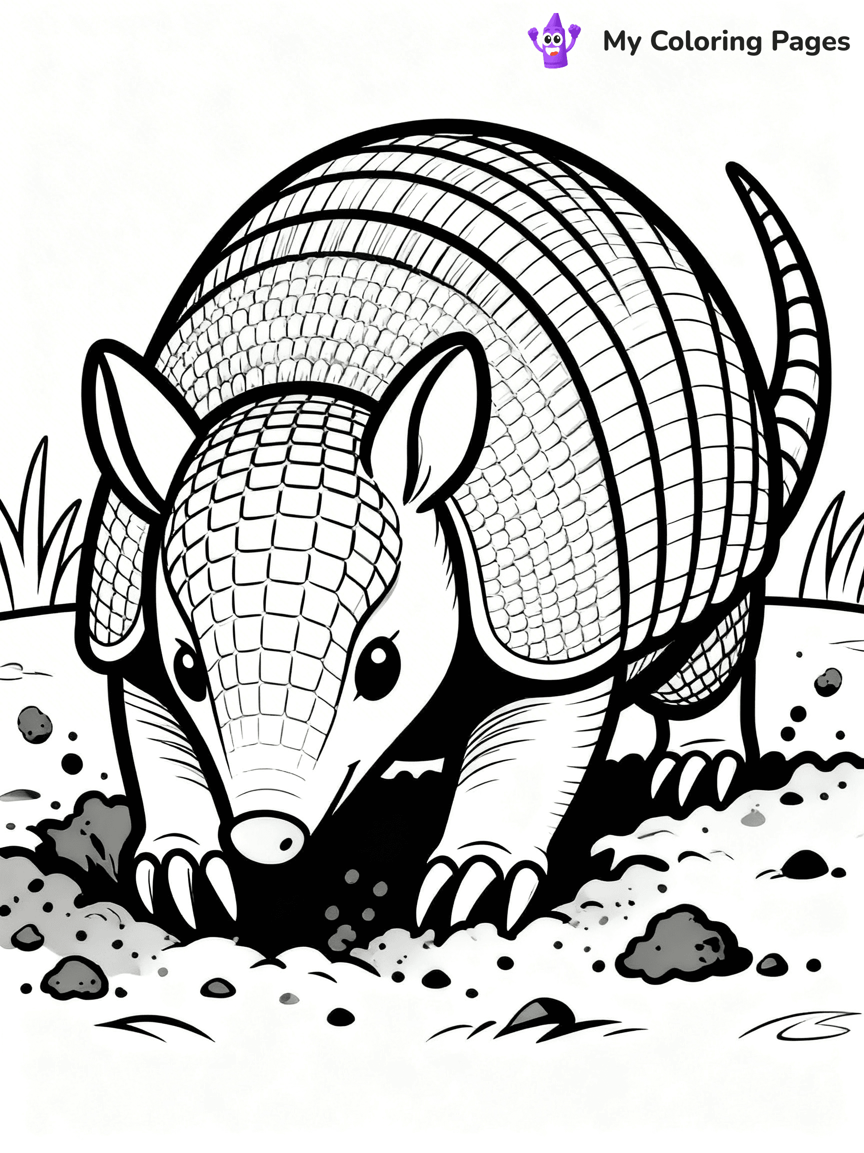 Armadillo Coloring Pages - 8