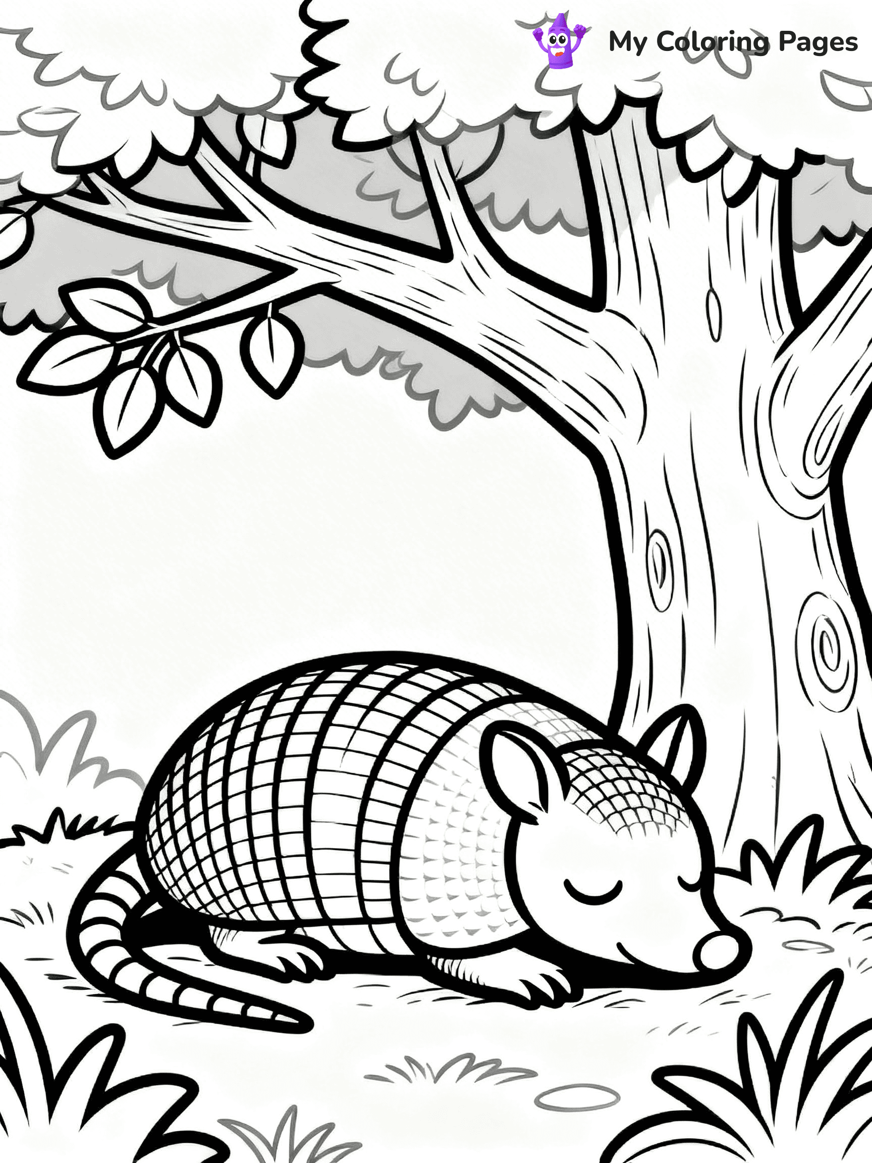 Armadillo Coloring Pages - 5