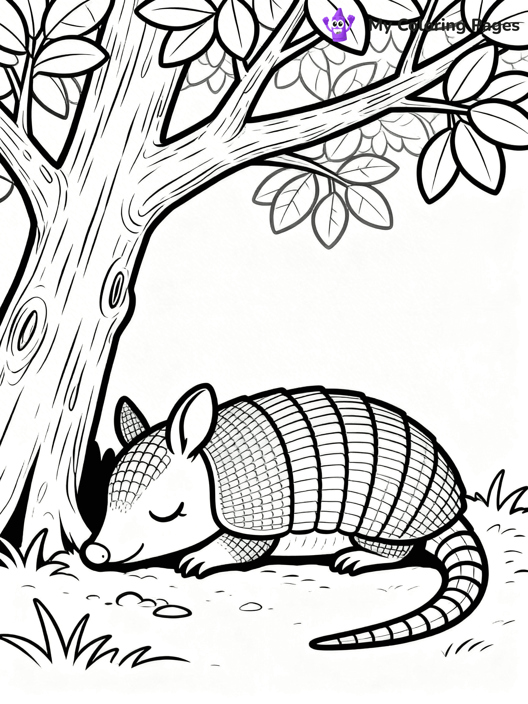 Armadillo Coloring Pages - 4