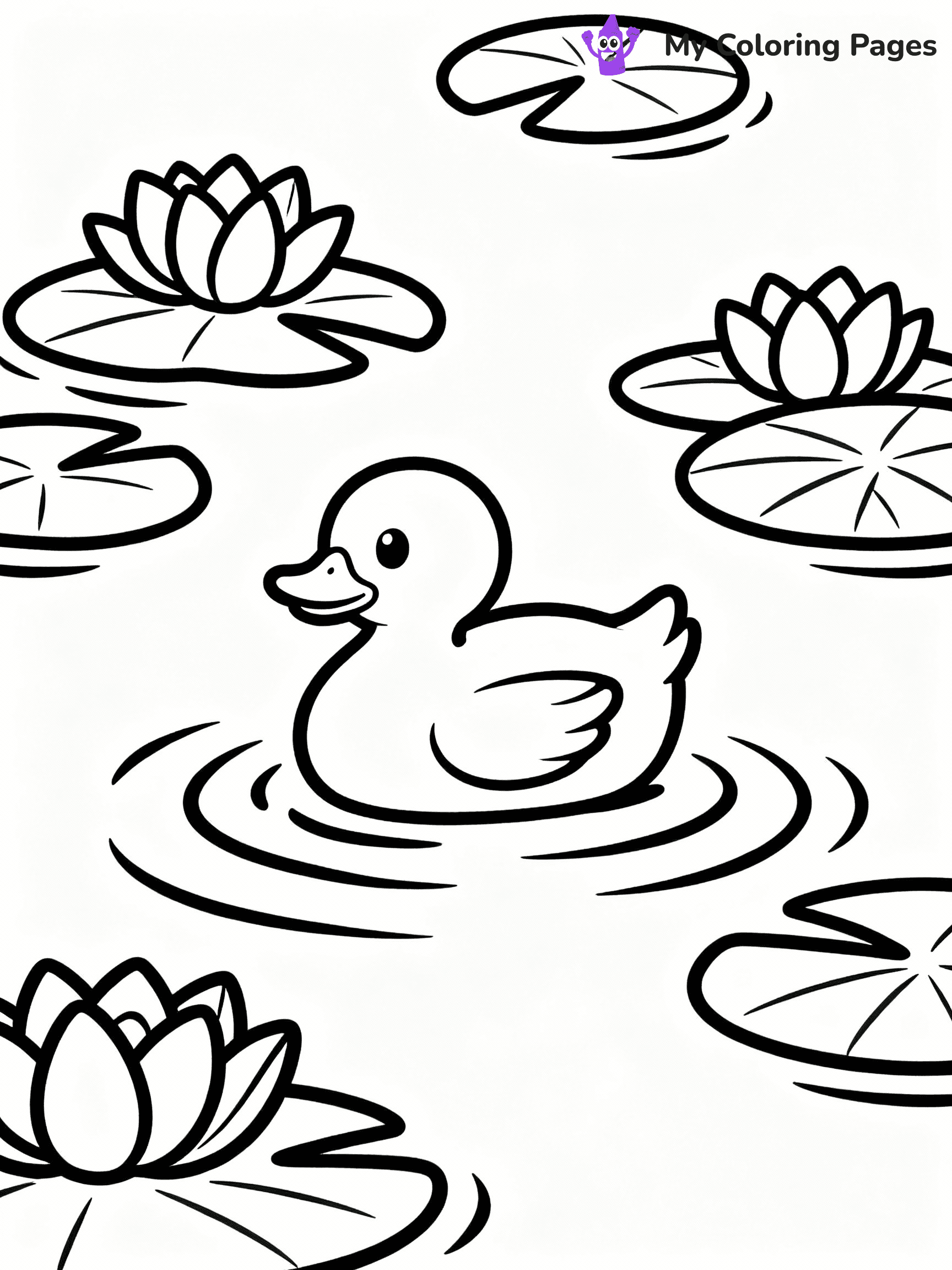 Cute Animal Coloring Pages - 43