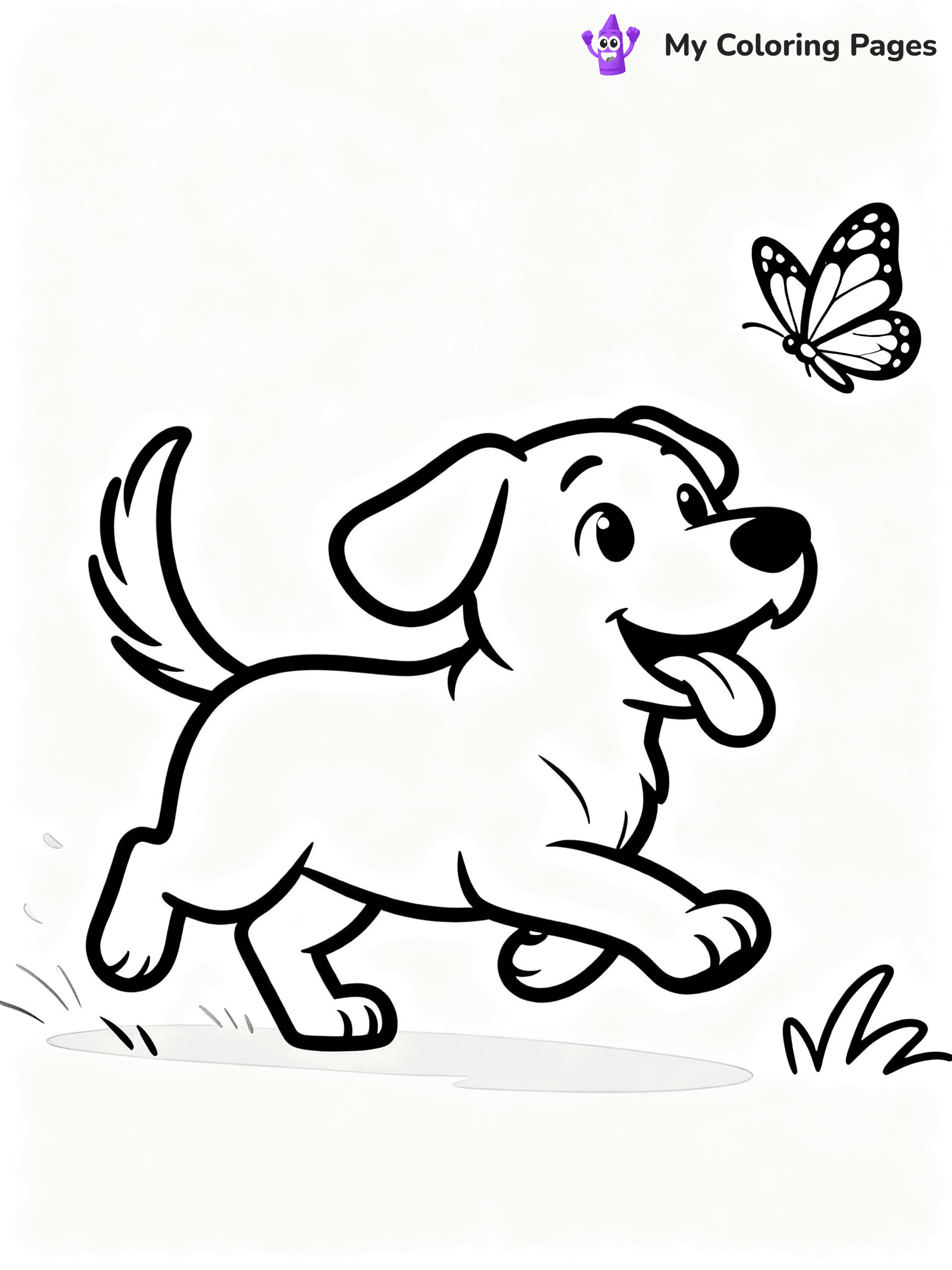 Cute Animal Coloring Pages - 9