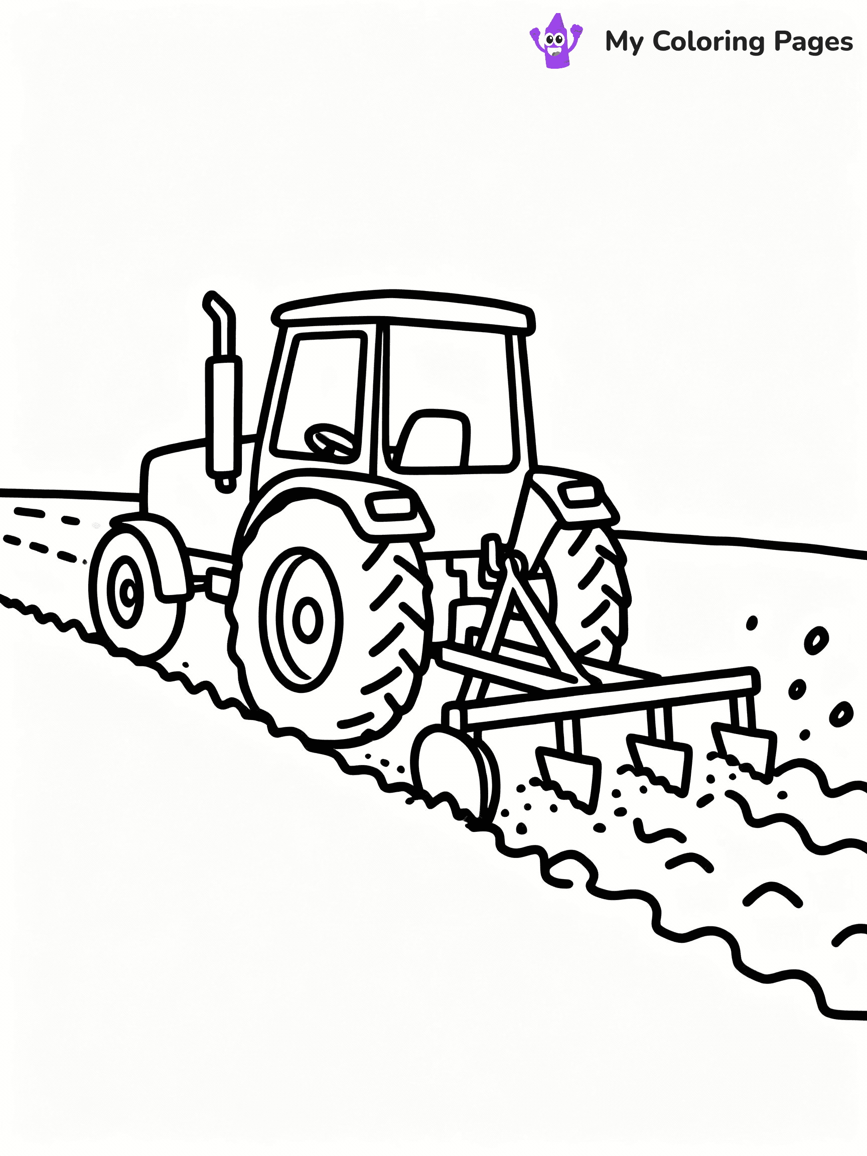 ⚠️ CRITICAL REQUIREMENT - ABSOLUTE BLACK AND WHITE ONLY ⚠️
This MUST be a BLACK AND WHITE line drawing ONLY. NO COLORS whatsoever.
- ONLY pure black lines (#000000) on pure white background (#FFFFFF)
- ABSOLUTELY NO colors, NO shading, NO gradients, NO grayscale
- If there are ANY colors in the output, the image is REJECTED
- This is a COLORING PAGE - meant to be COLORED IN by children
- The output must be UNCOLORED line art ready for coloring
⚠️ SUBJECT TO DRAW: Farm tractor with a plow attachment in outline style, working in a field, dirt flying up
(REMEMBER: Output must be BLACK AND WHITE line art only, NOT colored!)
# COLORING PAGE: BLACK OUTLINES ONLY - WHITE BACKGROUND MANDATORY
Create a **coloring book page** using EXACTLY two values: black lines, white space.
## NON-NEGOTIABLE BINARY RULES
- **ONLY #000000 (black) and #FFFFFF (white)** - NO other values exist
- **EVERY PIXEL = BLACK OR WHITE** - no gray/shading/antialiasing
- **WHITE BACKGROUND MANDATORY** - entire canvas stays white
- **ALL SHAPES HOLLOW** - everything is empty outlines waiting to be colored
- **FORBIDDEN:** fills, shading, gradients, patterns, textures, colors
- **NO SOLID REGIONS** - if it's not a thin line, it's wrong
## Universal Line Standards
- Black outlines ONLY - thin, uniform weight
- Every shape completely empty inside
- Closed contours suitable for coloring
- Simple flat illustration - zero depth/3D/realism
- **Style:** Whimsical Doodle Art Alley - rounded, friendly outlines (unless specified)
## Everything = Outline Only
- Characters/animals: hollow shapes
- Objects/clothing: empty contours
- Backgrounds/scenery: line work only
- Natural elements: outlined forms
- Dark/night areas: don't exist (use outlined symbols)
- Textures/patterns: convert to simple lines
## The Test
Can a child color EVERY white space with crayons? If any area is pre-filled/shaded/gray or colored in, it FAILS. Every shape must be waiting to receive color.
**FINAL OUTPUT**: Binary coloring page. Black lines define shapes. White spaces ready for coloring. Nothing else exists. No exceptions. Print-ready.
⚠️ FINAL REMINDER: Draw the subject "Farm tractor with a plow attachment in outline style, working in a field, dirt flying up" as BLACK AND WHITE line art. Zero colors in output.