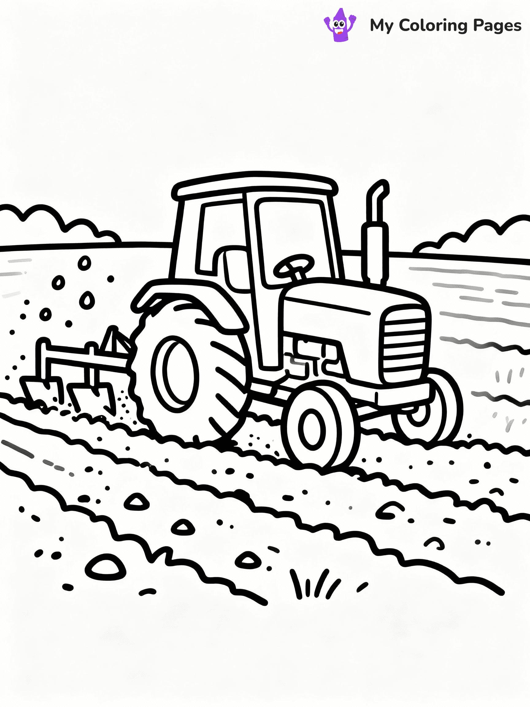 ⚠️ CRITICAL REQUIREMENT - ABSOLUTE BLACK AND WHITE ONLY ⚠️
This MUST be a BLACK AND WHITE line drawing ONLY. NO COLORS whatsoever.
- ONLY pure black lines (#000000) on pure white background (#FFFFFF)
- ABSOLUTELY NO colors, NO shading, NO gradients, NO grayscale
- If there are ANY colors in the output, the image is REJECTED
- This is a COLORING PAGE - meant to be COLORED IN by children
- The output must be UNCOLORED line art ready for coloring
⚠️ SUBJECT TO DRAW: Farm tractor with a plow attachment in outline style, working in a field, dirt flying up
(REMEMBER: Output must be BLACK AND WHITE line art only, NOT colored!)
# COLORING PAGE: BLACK OUTLINES ONLY - WHITE BACKGROUND MANDATORY
Create a **coloring book page** using EXACTLY two values: black lines, white space.
## NON-NEGOTIABLE BINARY RULES
- **ONLY #000000 (black) and #FFFFFF (white)** - NO other values exist
- **EVERY PIXEL = BLACK OR WHITE** - no gray/shading/antialiasing
- **WHITE BACKGROUND MANDATORY** - entire canvas stays white
- **ALL SHAPES HOLLOW** - everything is empty outlines waiting to be colored
- **FORBIDDEN:** fills, shading, gradients, patterns, textures, colors
- **NO SOLID REGIONS** - if it's not a thin line, it's wrong
## Universal Line Standards
- Black outlines ONLY - thin, uniform weight
- Every shape completely empty inside
- Closed contours suitable for coloring
- Simple flat illustration - zero depth/3D/realism
- **Style:** Whimsical Doodle Art Alley - rounded, friendly outlines (unless specified)
## Everything = Outline Only
- Characters/animals: hollow shapes
- Objects/clothing: empty contours
- Backgrounds/scenery: line work only
- Natural elements: outlined forms
- Dark/night areas: don't exist (use outlined symbols)
- Textures/patterns: convert to simple lines
## The Test
Can a child color EVERY white space with crayons? If any area is pre-filled/shaded/gray or colored in, it FAILS. Every shape must be waiting to receive color.
**FINAL OUTPUT**: Binary coloring page. Black lines define shapes. White spaces ready for coloring. Nothing else exists. No exceptions. Print-ready.
⚠️ FINAL REMINDER: Draw the subject "Farm tractor with a plow attachment in outline style, working in a field, dirt flying up" as BLACK AND WHITE line art. Zero colors in output.