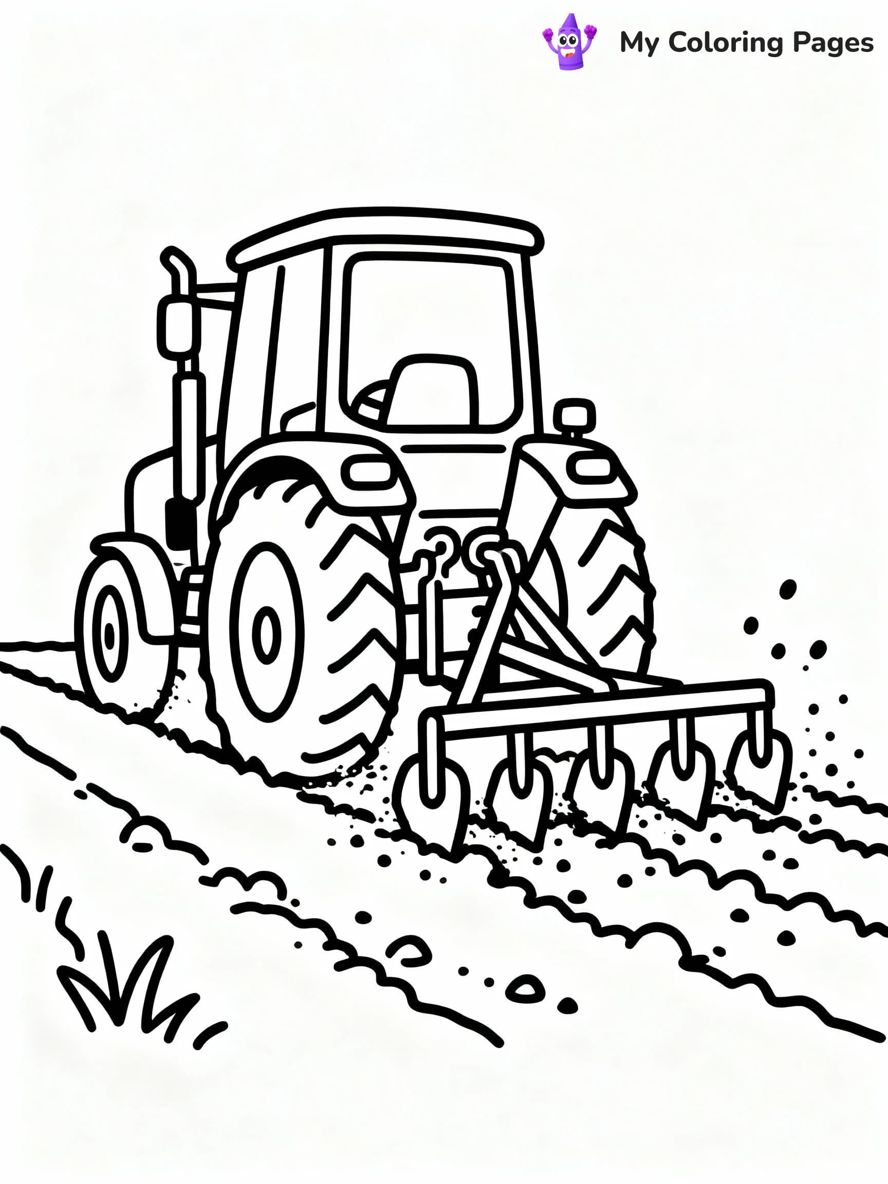 Tractor Coloring Pages - 16