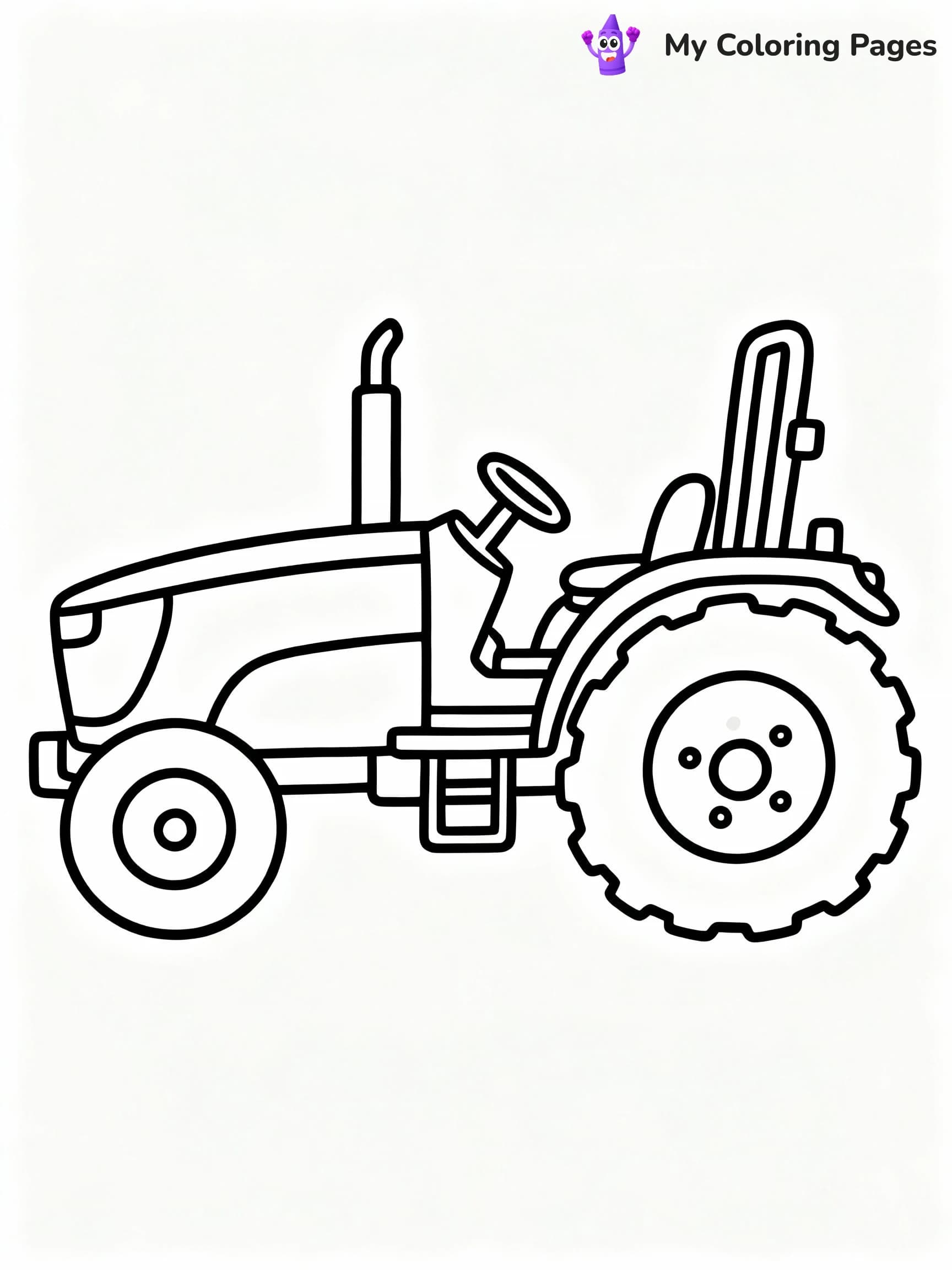 Tractor Coloring Pages - 12
