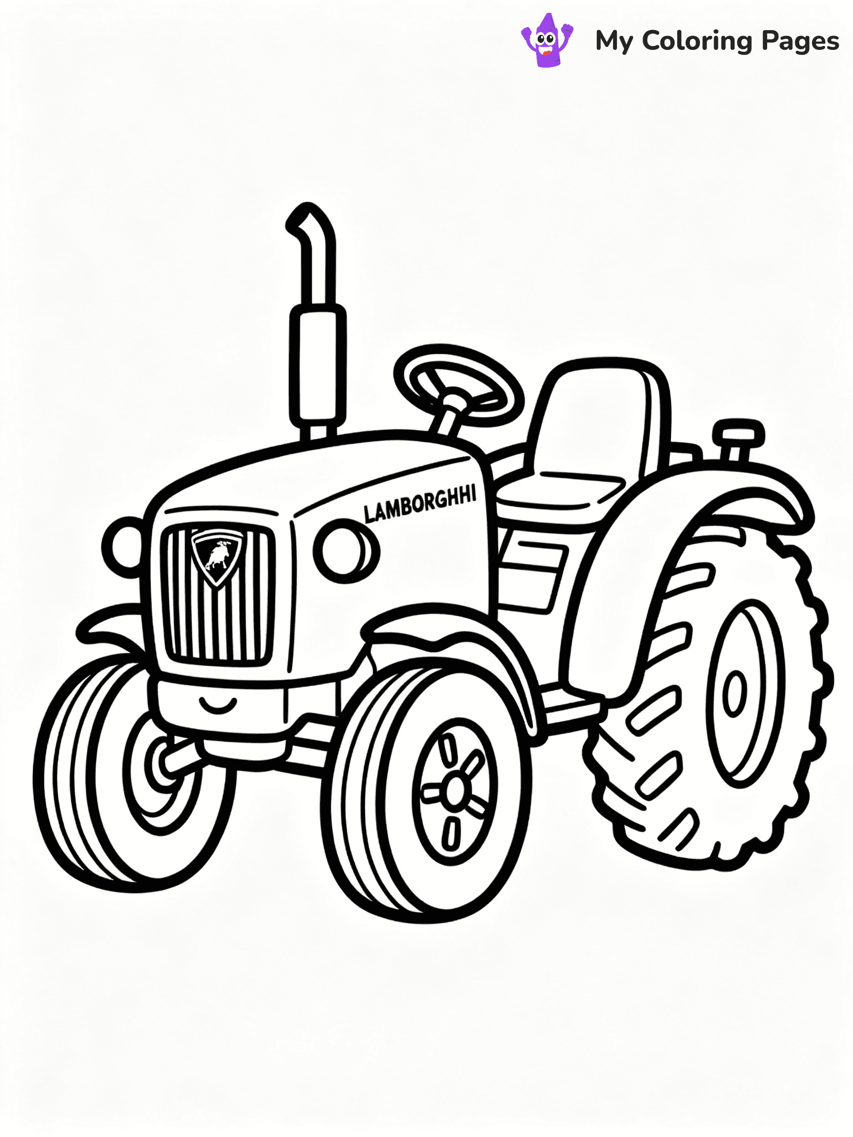 ⚠️ CRITICAL REQUIREMENT - ABSOLUTE BLACK AND WHITE ONLY ⚠️
This MUST be a BLACK AND WHITE line drawing ONLY. NO COLORS whatsoever.
- ONLY pure black lines (#000000) on pure white background (#FFFFFF)
- ABSOLUTELY NO colors, NO shading, NO gradients, NO grayscale
- If there are ANY colors in the output, the image is REJECTED
- This is a COLORING PAGE - meant to be COLORED IN by children
- The output must be UNCOLORED line art ready for coloring
⚠️ SUBJECT TO DRAW: Lamborghini tractor
(REMEMBER: Output must be BLACK AND WHITE line art only, NOT colored!)
# COLORING PAGE: BLACK OUTLINES ONLY - WHITE BACKGROUND MANDATORY
Create a **coloring book page** using EXACTLY two values: black lines, white space.
## NON-NEGOTIABLE BINARY RULES
- **ONLY #000000 (black) and #FFFFFF (white)** - NO other values exist
- **EVERY PIXEL = BLACK OR WHITE** - no gray/shading/antialiasing
- **WHITE BACKGROUND MANDATORY** - entire canvas stays white
- **ALL SHAPES HOLLOW** - everything is empty outlines waiting to be colored
- **FORBIDDEN:** fills, shading, gradients, patterns, textures, colors
- **NO SOLID REGIONS** - if it's not a thin line, it's wrong
## Universal Line Standards
- Black outlines ONLY - thin, uniform weight
- Every shape completely empty inside
- Closed contours suitable for coloring
- Simple flat illustration - zero depth/3D/realism
- **Style:** Whimsical Doodle Art Alley - rounded, friendly outlines (unless specified)
## Everything = Outline Only
- Characters/animals: hollow shapes
- Objects/clothing: empty contours
- Backgrounds/scenery: line work only
- Natural elements: outlined forms
- Dark/night areas: don't exist (use outlined symbols)
- Textures/patterns: convert to simple lines
## The Test
Can a child color EVERY white space with crayons? If any area is pre-filled/shaded/gray or colored in, it FAILS. Every shape must be waiting to receive color.
**FINAL OUTPUT**: Binary coloring page. Black lines define shapes. White spaces ready for coloring. Nothing else exists. No exceptions. Print-ready.
⚠️ FINAL REMINDER: Draw the subject "Lamborghini tractor" as BLACK AND WHITE line art. Zero colors in output.