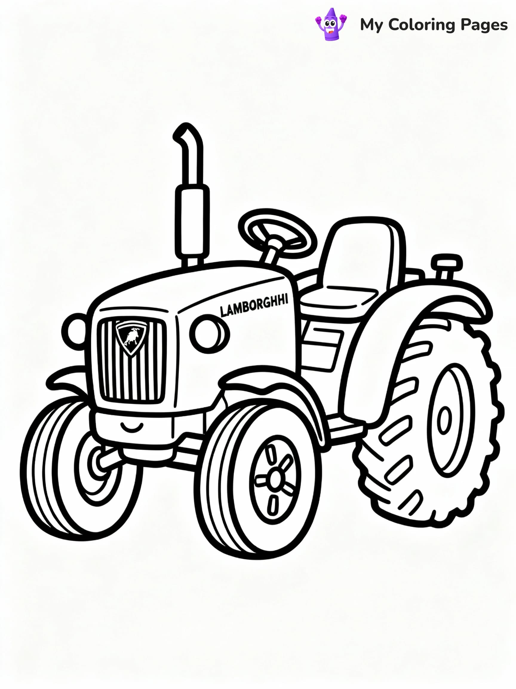 Tractor Coloring Pages - 11