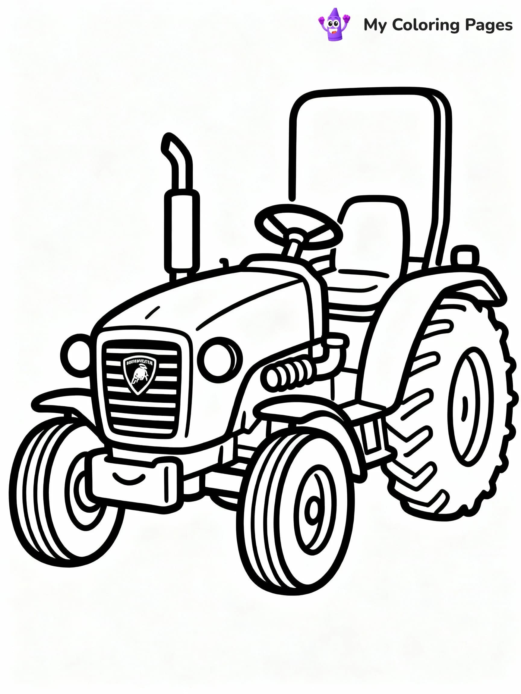 Tractor Coloring Pages - 9
