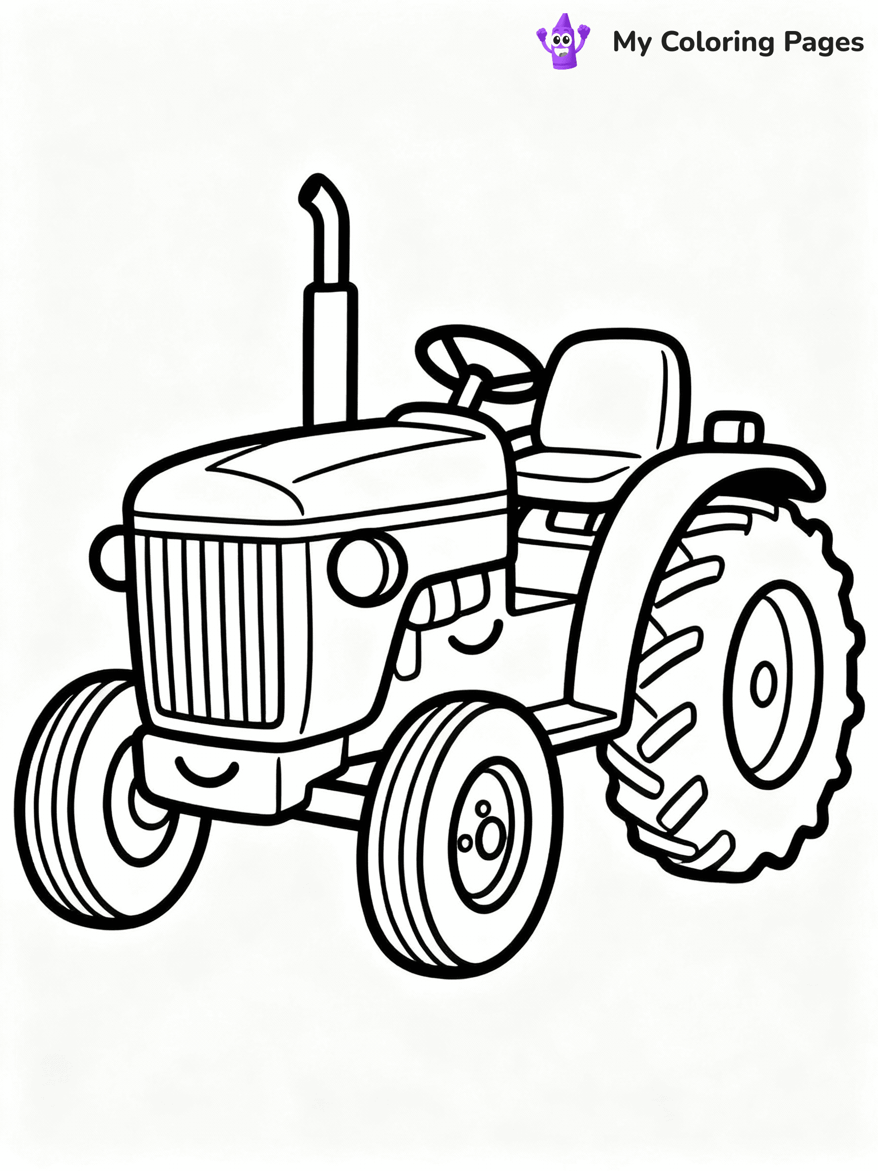 ⚠️ CRITICAL REQUIREMENT - ABSOLUTE BLACK AND WHITE ONLY ⚠️
This MUST be a BLACK AND WHITE line drawing ONLY. NO COLORS whatsoever.
- ONLY pure black lines (#000000) on pure white background (#FFFFFF)
- ABSOLUTELY NO colors, NO shading, NO gradients, NO grayscale
- If there are ANY colors in the output, the image is REJECTED
- This is a COLORING PAGE - meant to be COLORED IN by children
- The output must be UNCOLORED line art ready for coloring
⚠️ SUBJECT TO DRAW: John Deere tractor
(REMEMBER: Output must be BLACK AND WHITE line art only, NOT colored!)
# COLORING PAGE: BLACK OUTLINES ONLY - WHITE BACKGROUND MANDATORY
Create a **coloring book page** using EXACTLY two values: black lines, white space.
## NON-NEGOTIABLE BINARY RULES
- **ONLY #000000 (black) and #FFFFFF (white)** - NO other values exist
- **EVERY PIXEL = BLACK OR WHITE** - no gray/shading/antialiasing
- **WHITE BACKGROUND MANDATORY** - entire canvas stays white
- **ALL SHAPES HOLLOW** - everything is empty outlines waiting to be colored
- **FORBIDDEN:** fills, shading, gradients, patterns, textures, colors
- **NO SOLID REGIONS** - if it's not a thin line, it's wrong
## Universal Line Standards
- Black outlines ONLY - thin, uniform weight
- Every shape completely empty inside
- Closed contours suitable for coloring
- Simple flat illustration - zero depth/3D/realism
- **Style:** Whimsical Doodle Art Alley - rounded, friendly outlines (unless specified)
## Everything = Outline Only
- Characters/animals: hollow shapes
- Objects/clothing: empty contours
- Backgrounds/scenery: line work only
- Natural elements: outlined forms
- Dark/night areas: don't exist (use outlined symbols)
- Textures/patterns: convert to simple lines
## The Test
Can a child color EVERY white space with crayons? If any area is pre-filled/shaded/gray or colored in, it FAILS. Every shape must be waiting to receive color.
**FINAL OUTPUT**: Binary coloring page. Black lines define shapes. White spaces ready for coloring. Nothing else exists. No exceptions. Print-ready.
⚠️ FINAL REMINDER: Draw the subject "John Deere tractor" as BLACK AND WHITE line art. Zero colors in output.