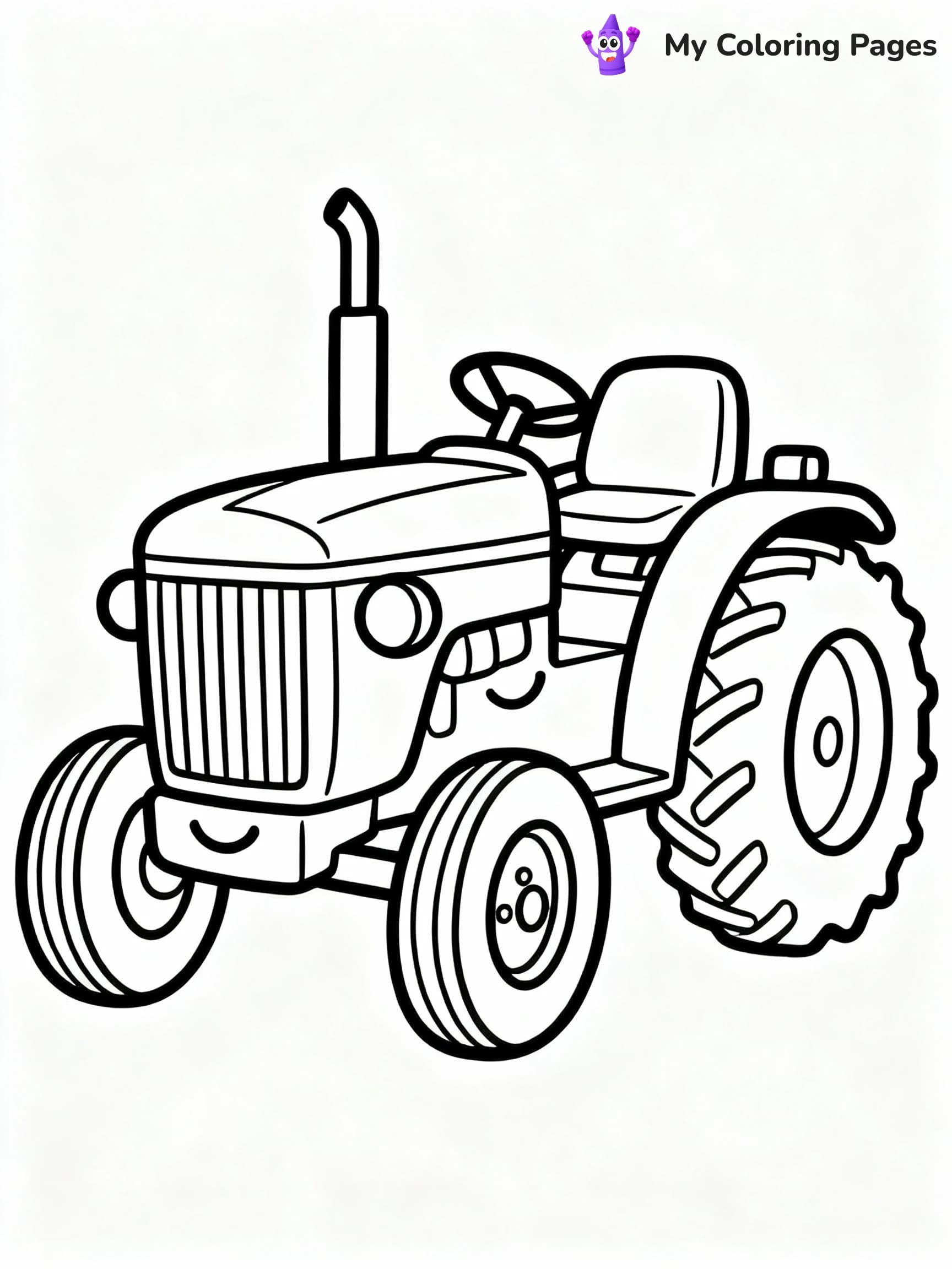 Tractor Coloring Pages - 4