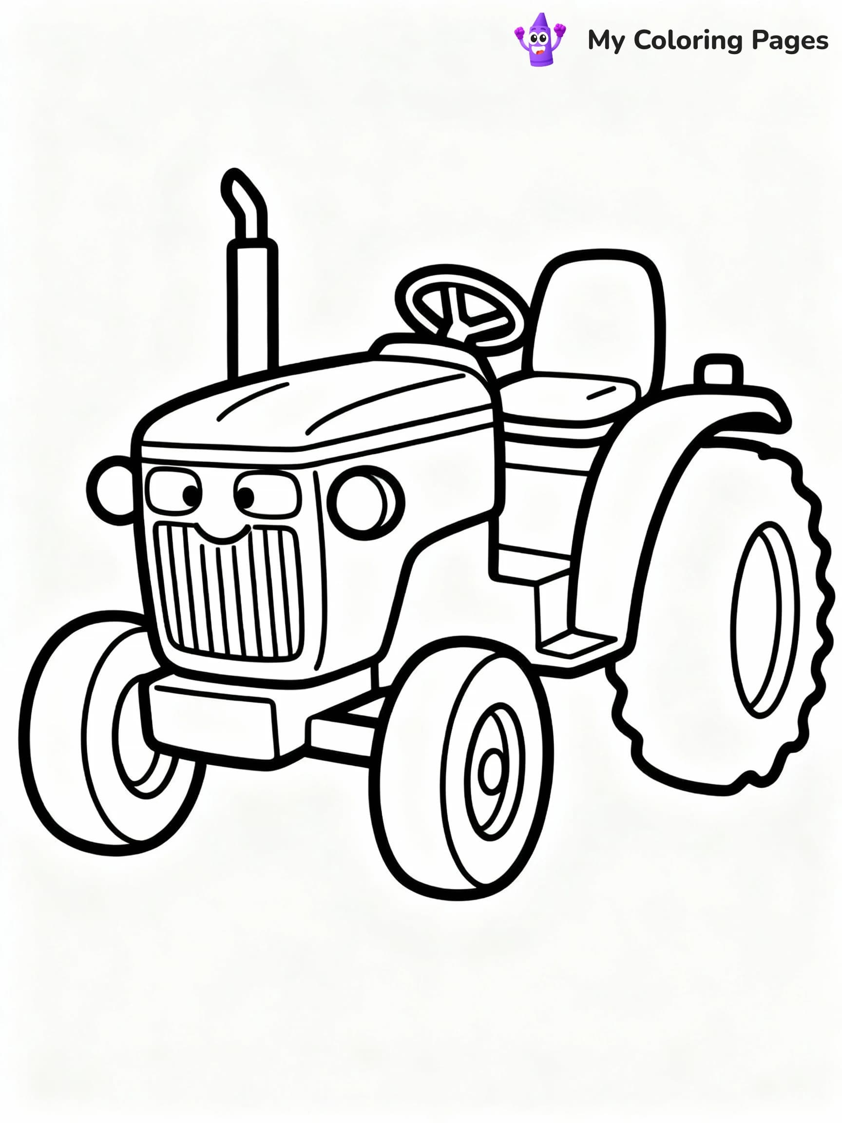 Tractor Coloring Pages - 3
