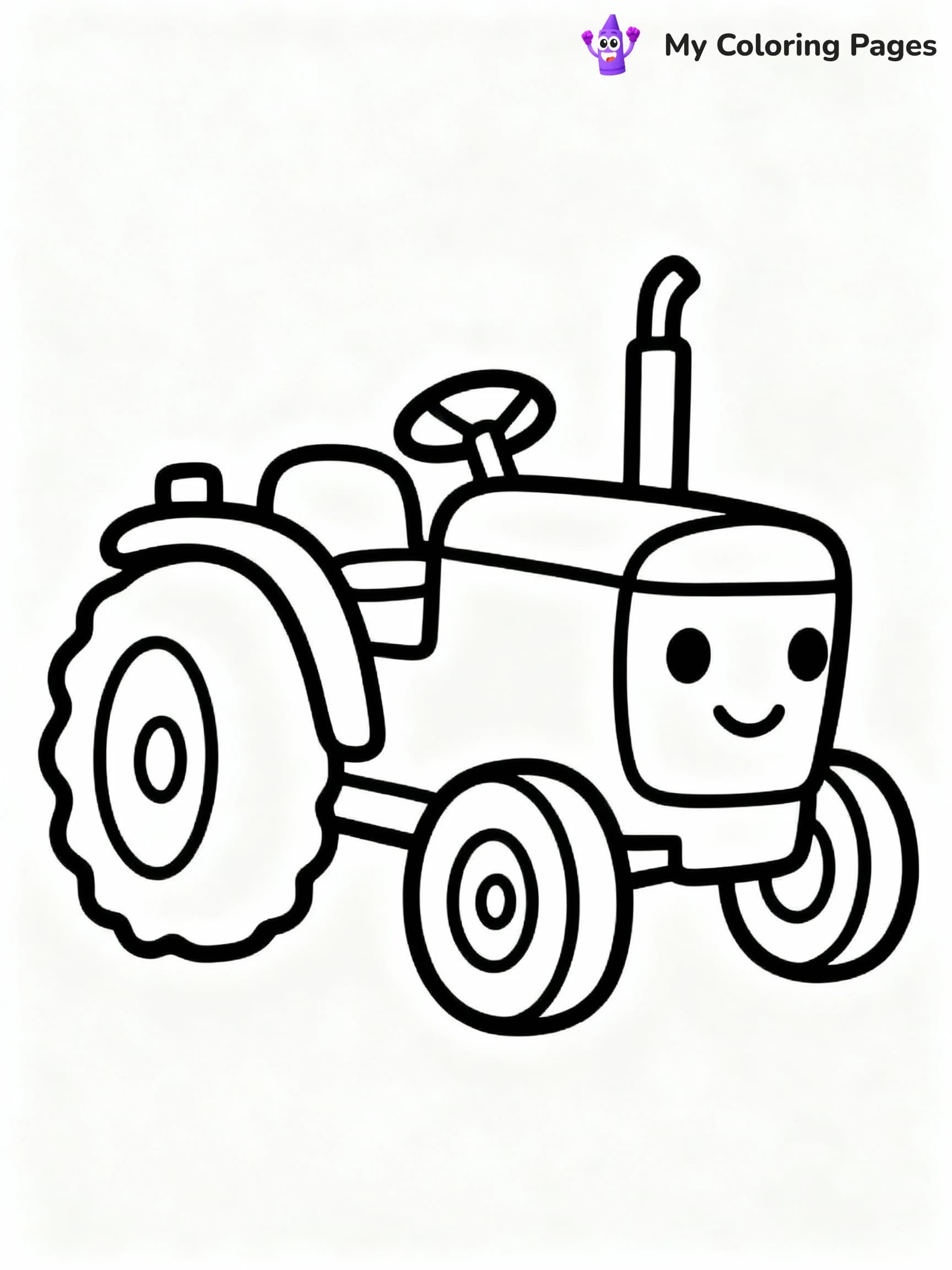 Tractor Coloring Pages - 2