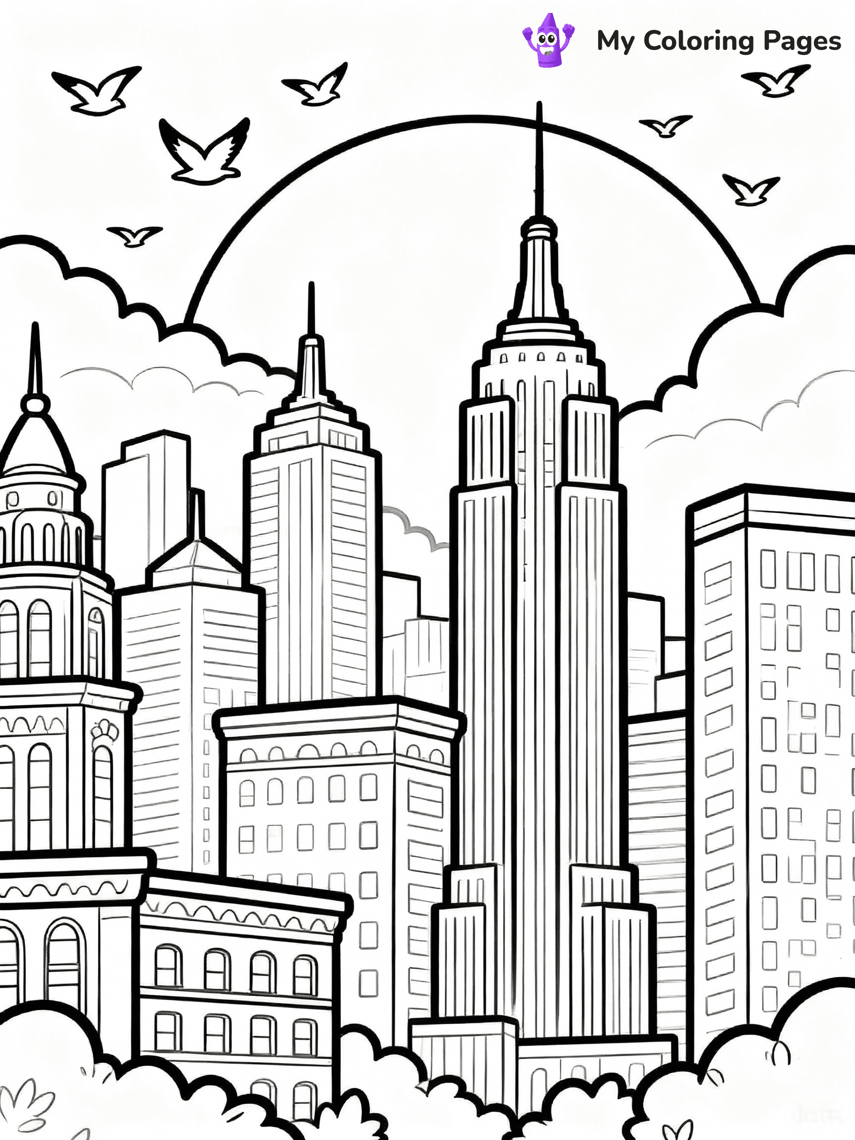 City Coloring Pages - 26