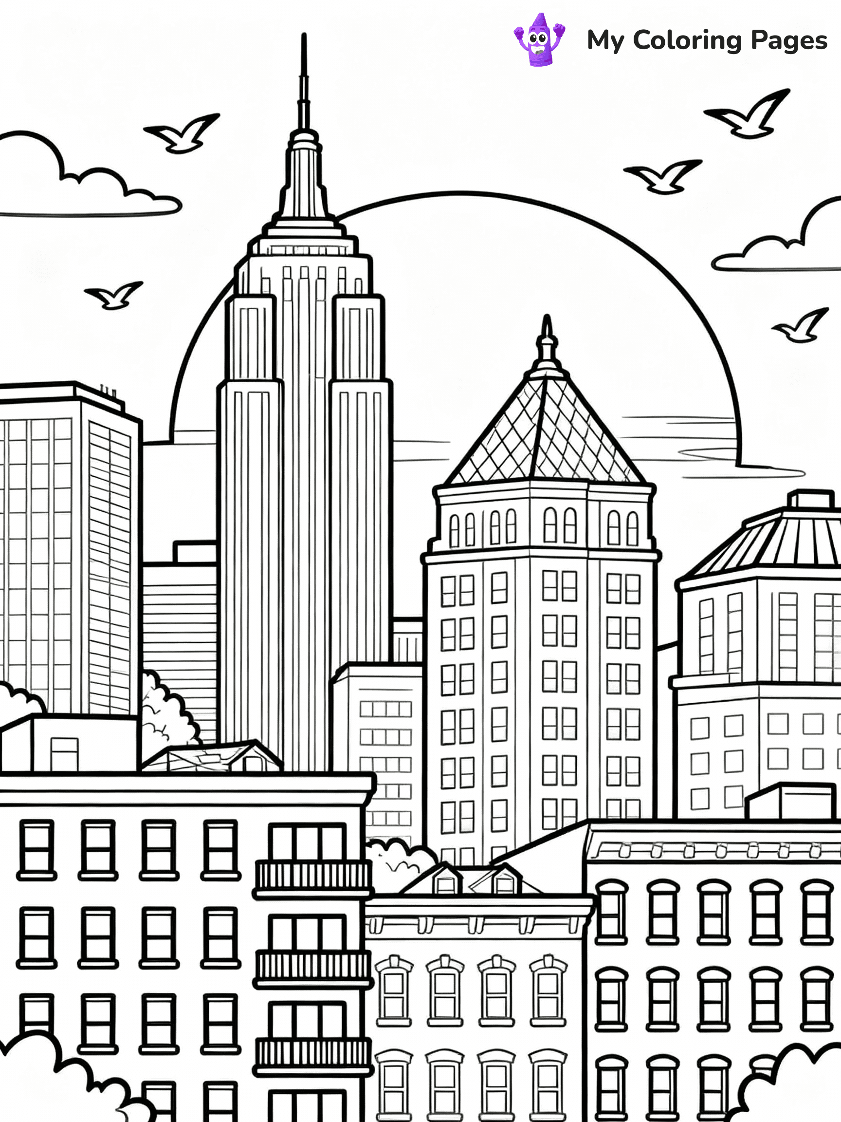 City Coloring Pages - 25