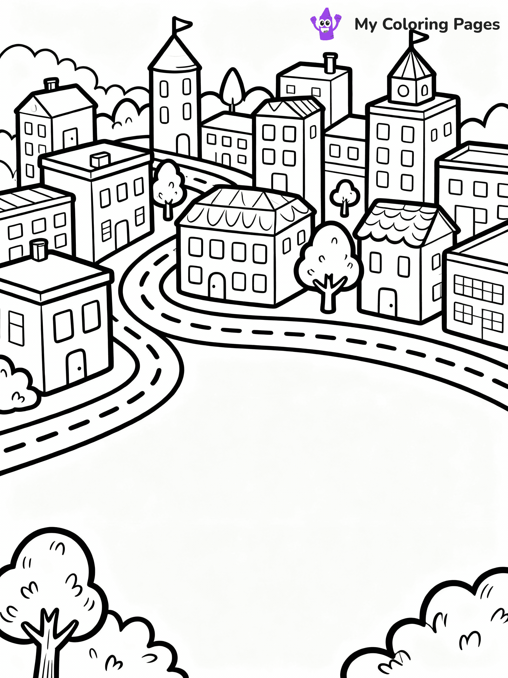 City Coloring Pages - 24