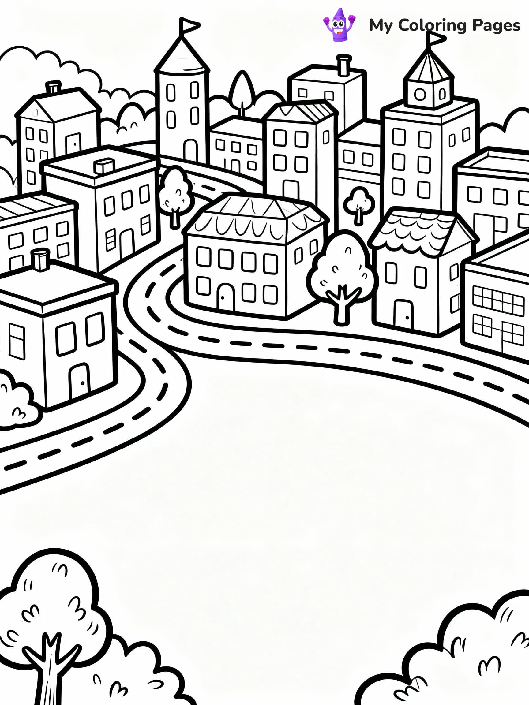 City Coloring Pages - 24