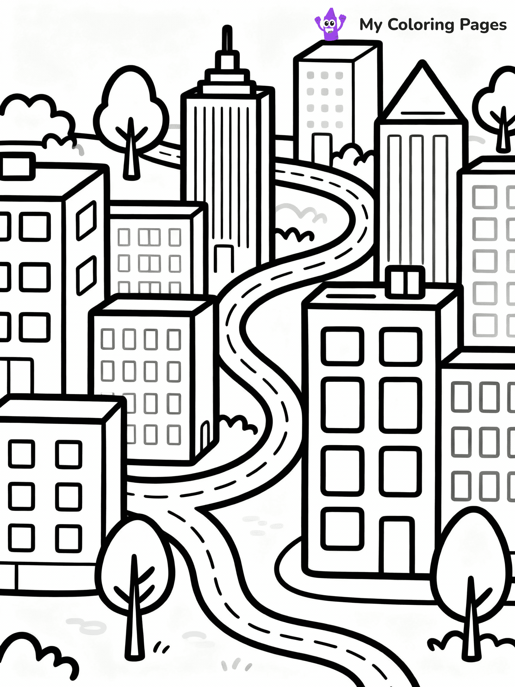 City Coloring Pages - 21