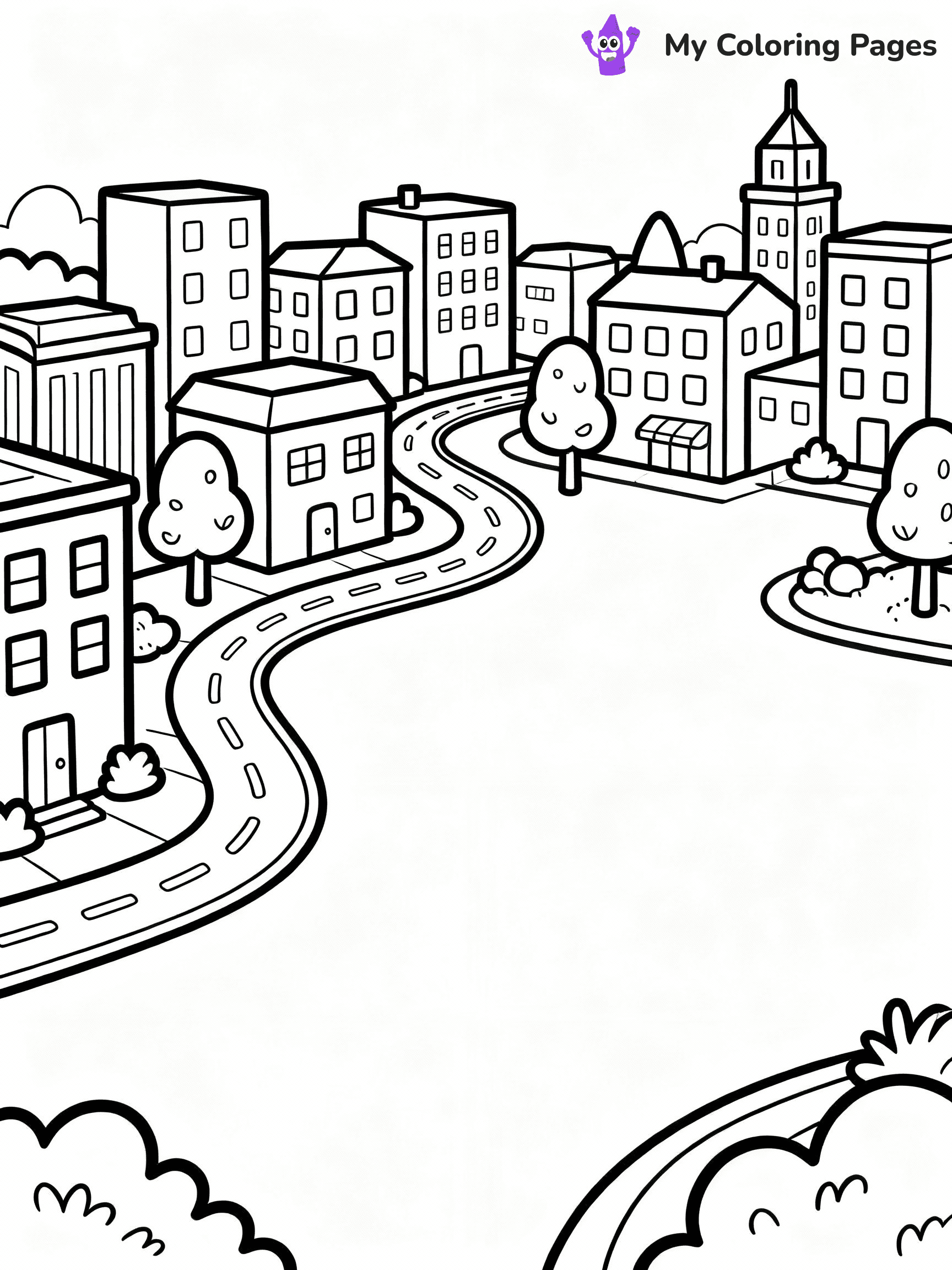 City Coloring Pages - 20