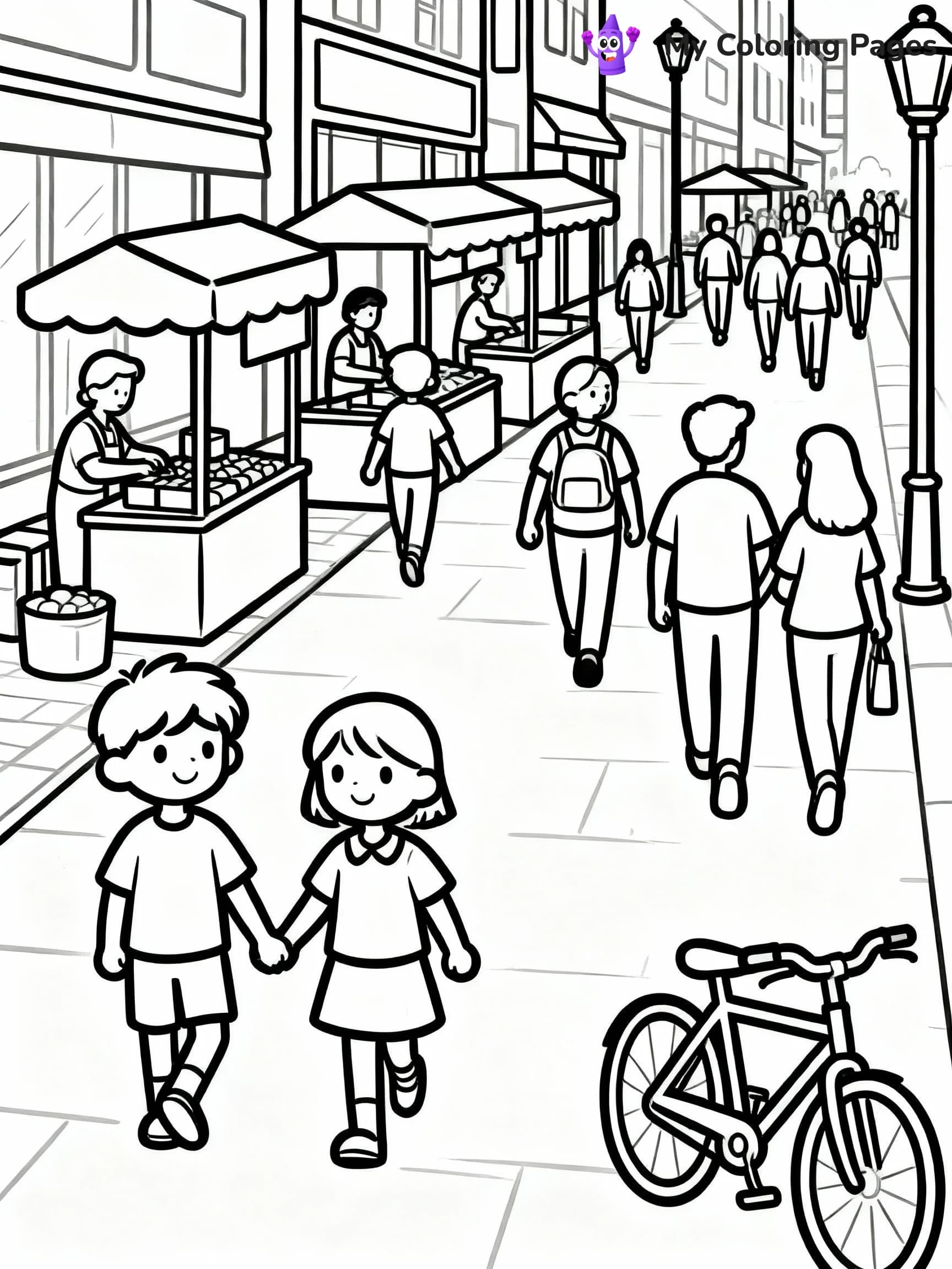 City Coloring Pages - 1