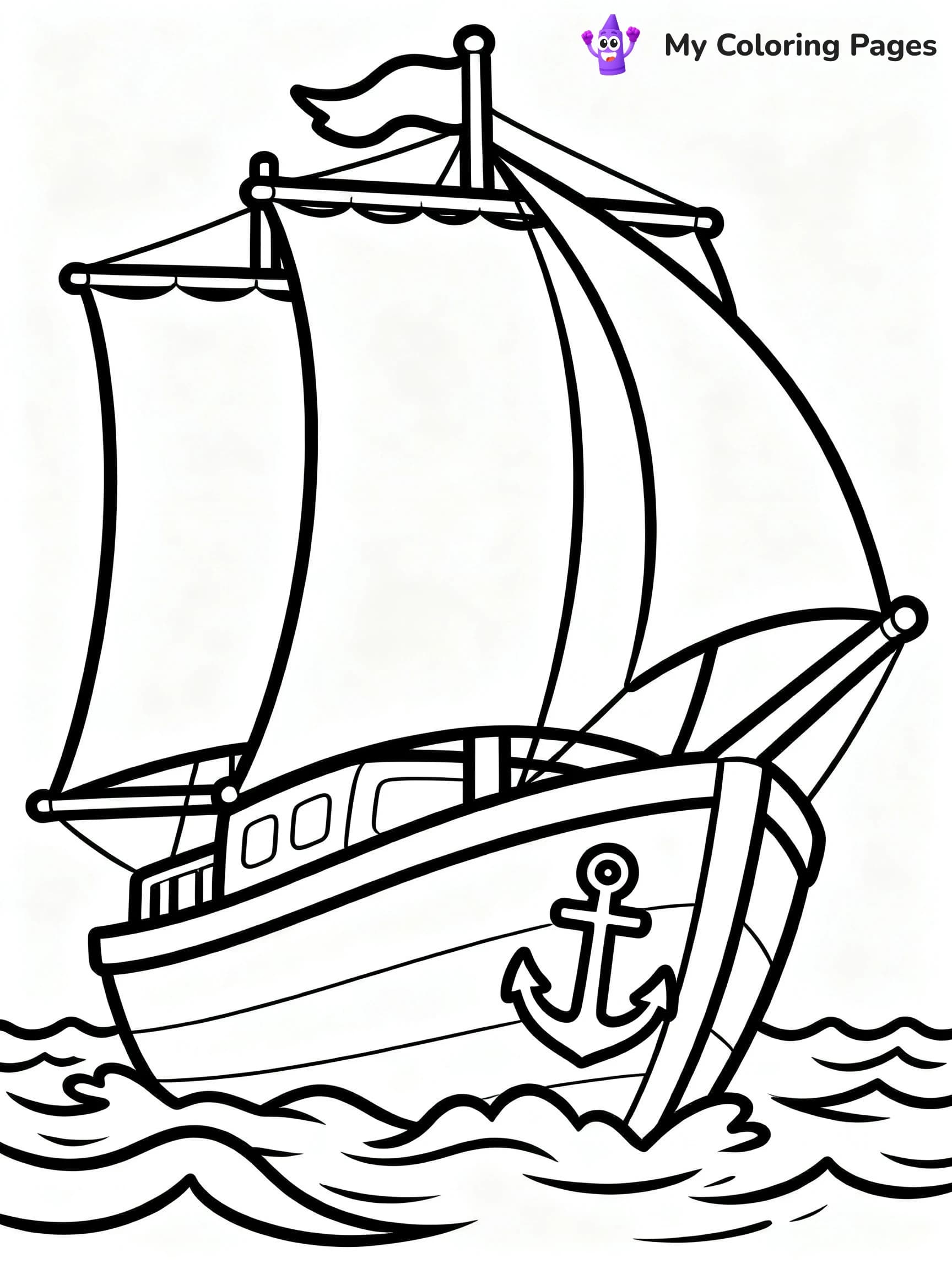 Anchor Coloring Pages - 11