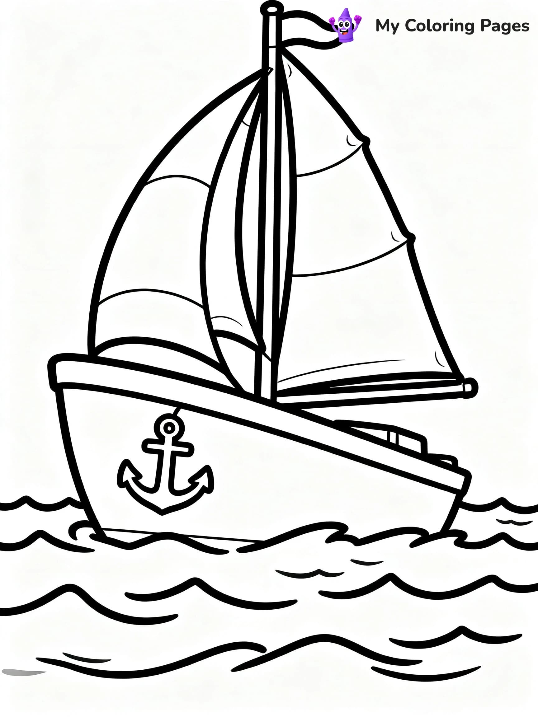 Anchor Coloring Pages - 10