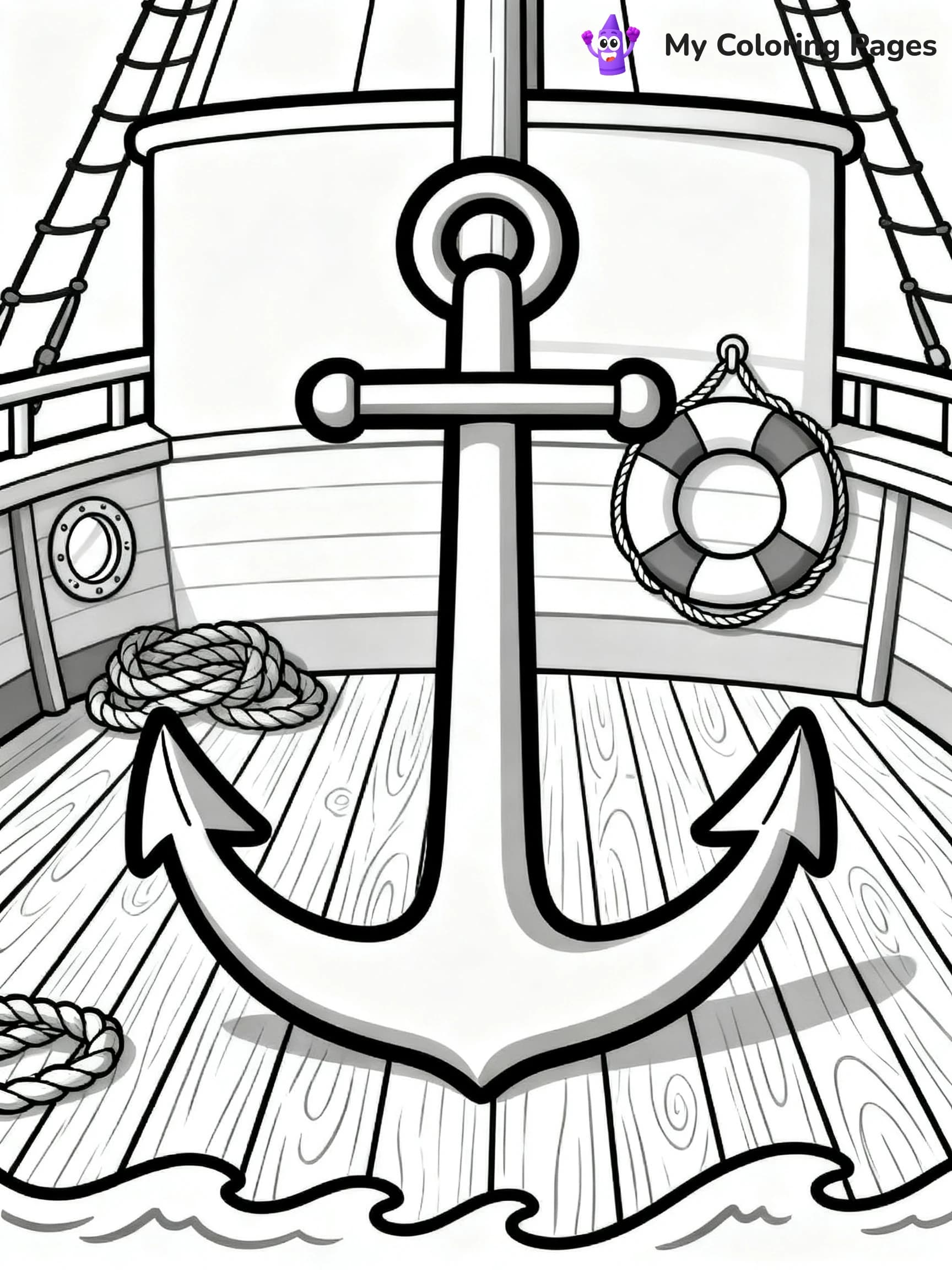 Anchor Coloring Pages - 5