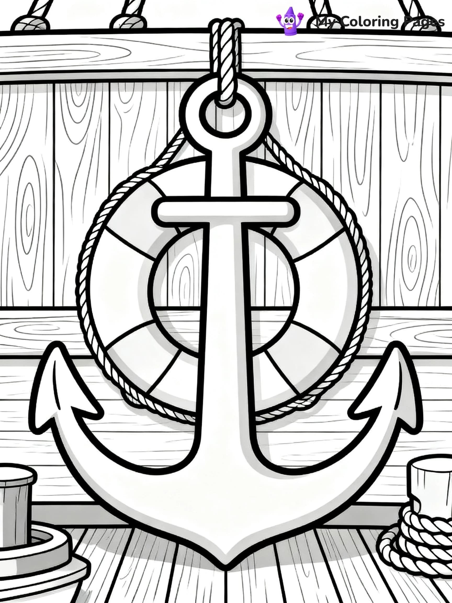 Anchor Coloring Pages - 4