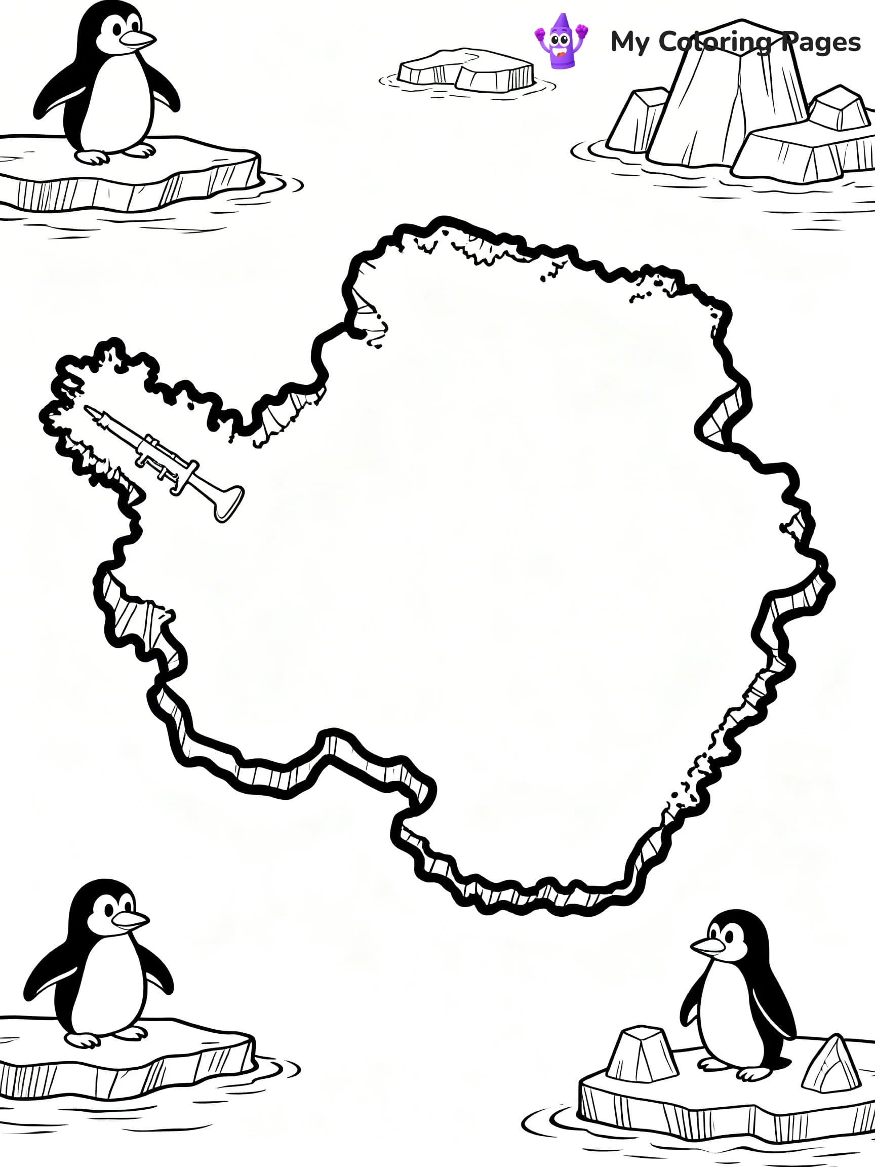 World Map Coloring Pages - 15