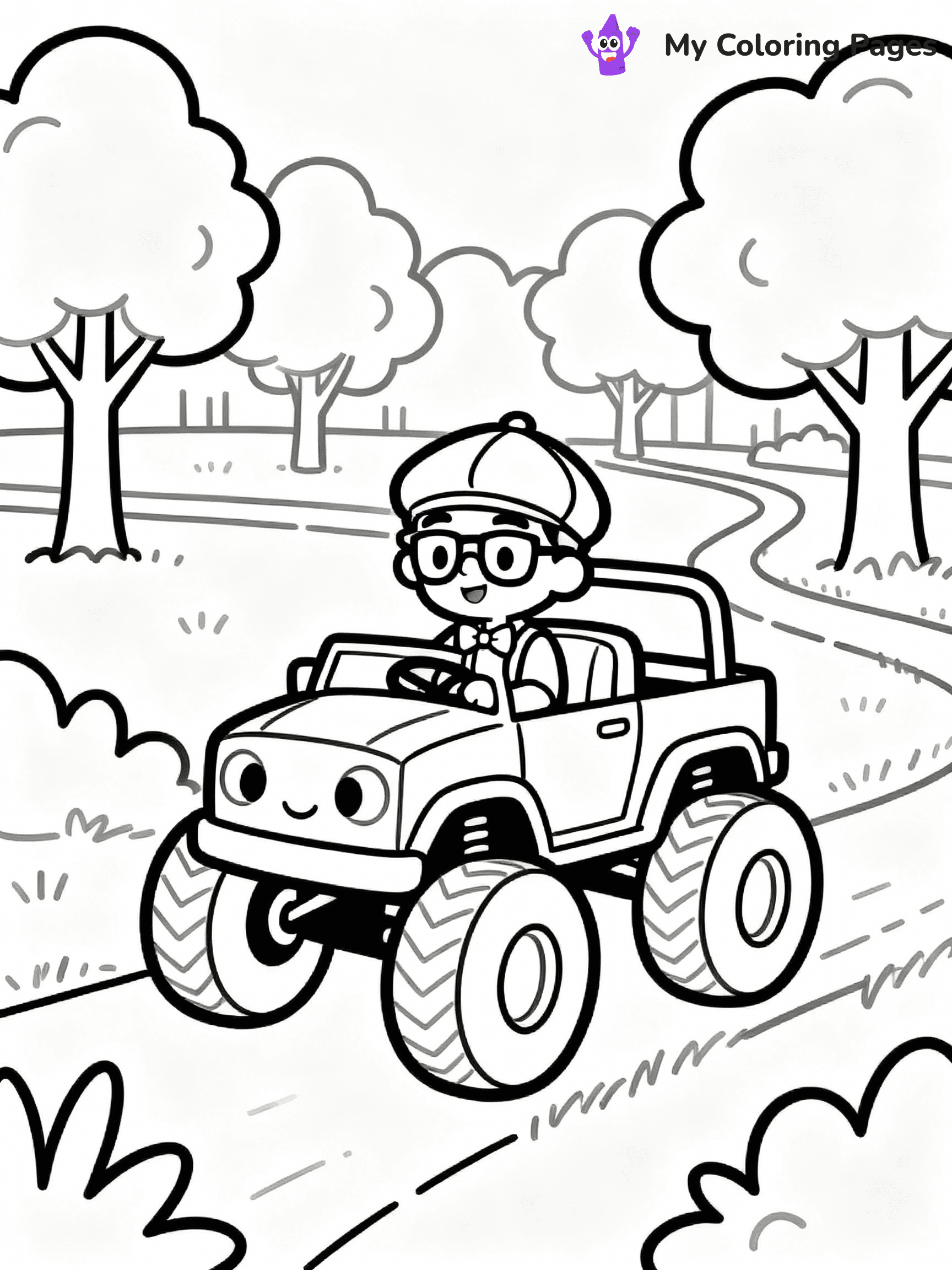 Blippi Coloring Pages - 28