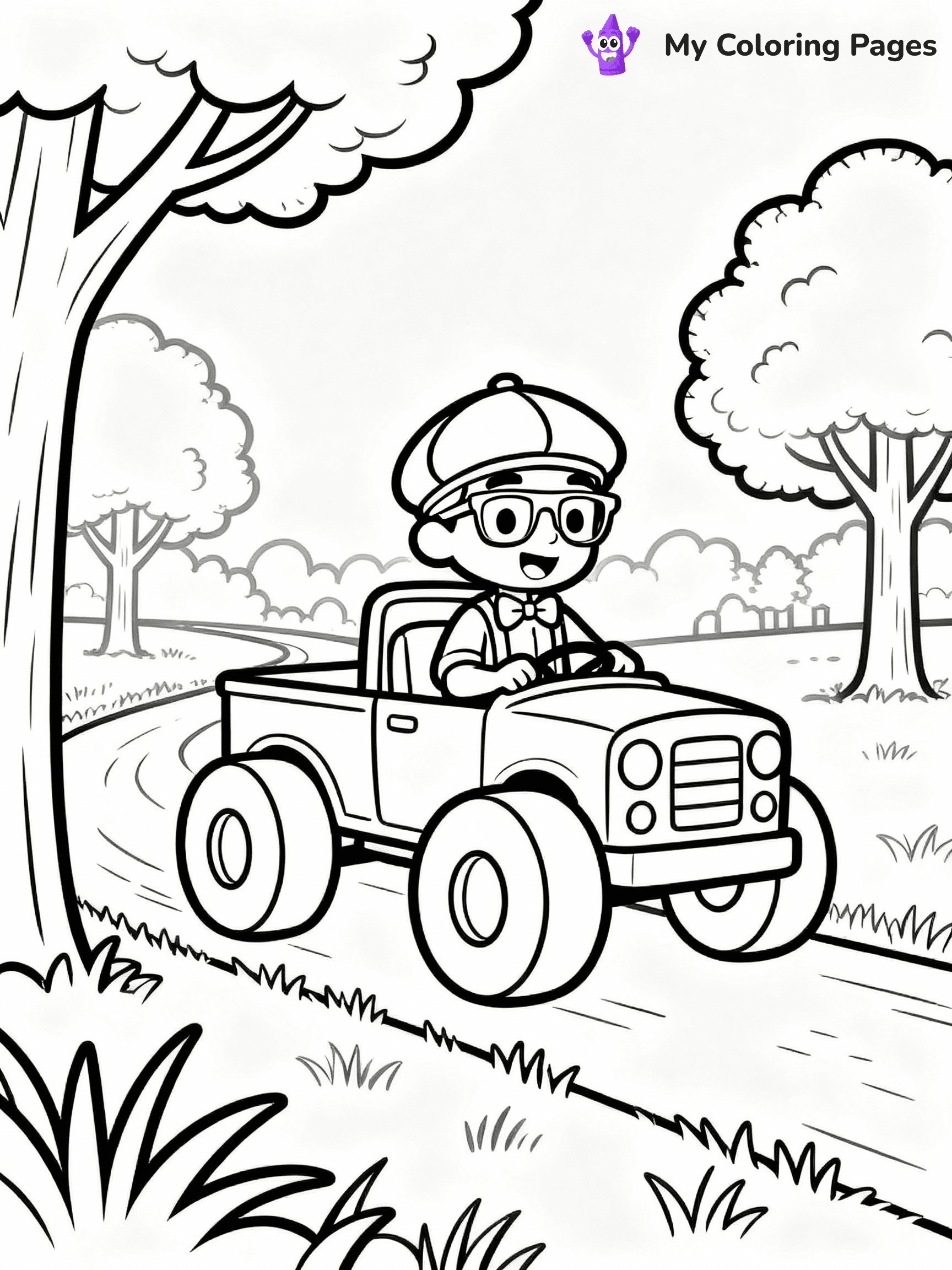 Blippi Coloring Pages - 26